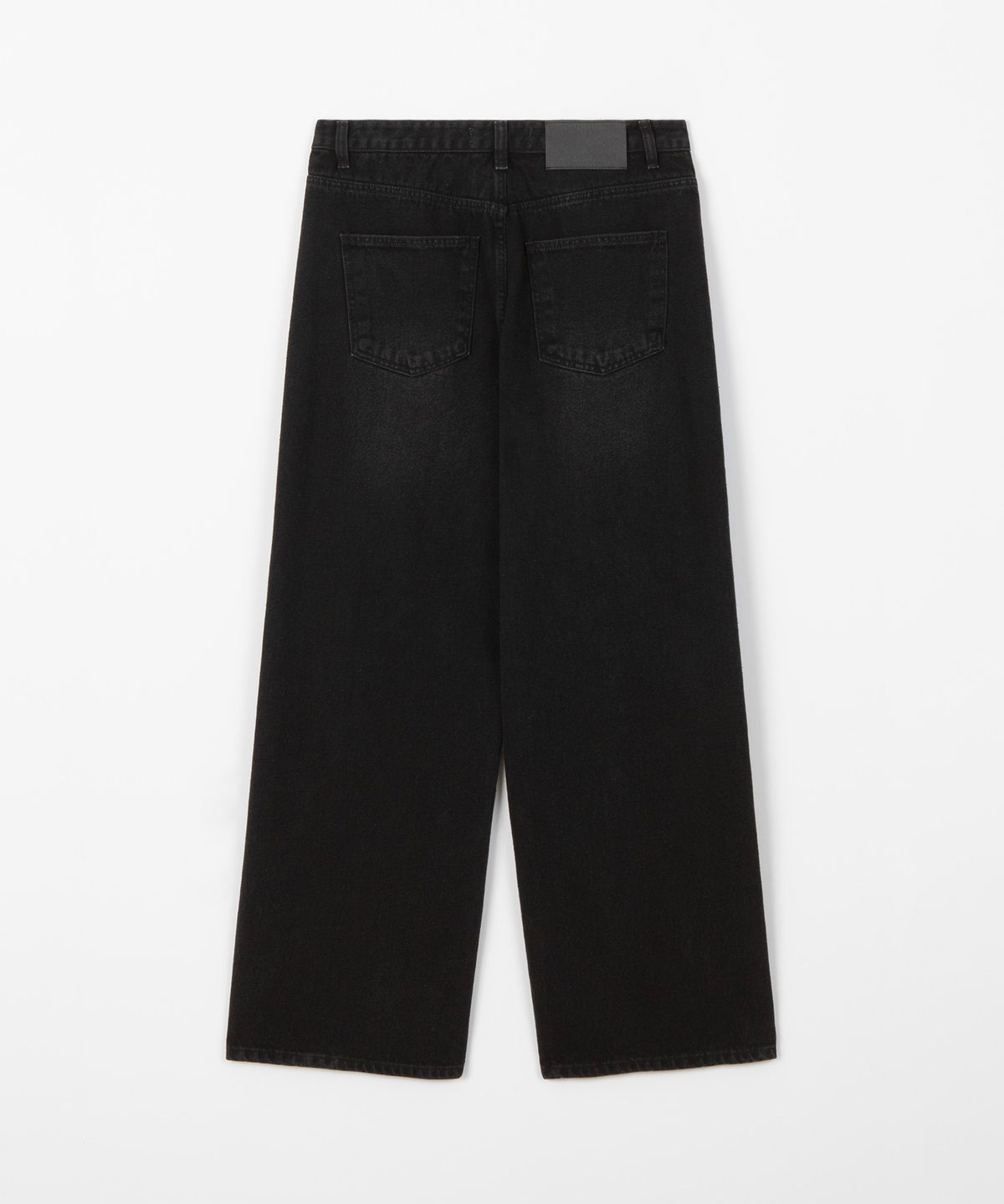 디앤드퀘스천(THEENDQUESTION) Black washed jeans / BLACK