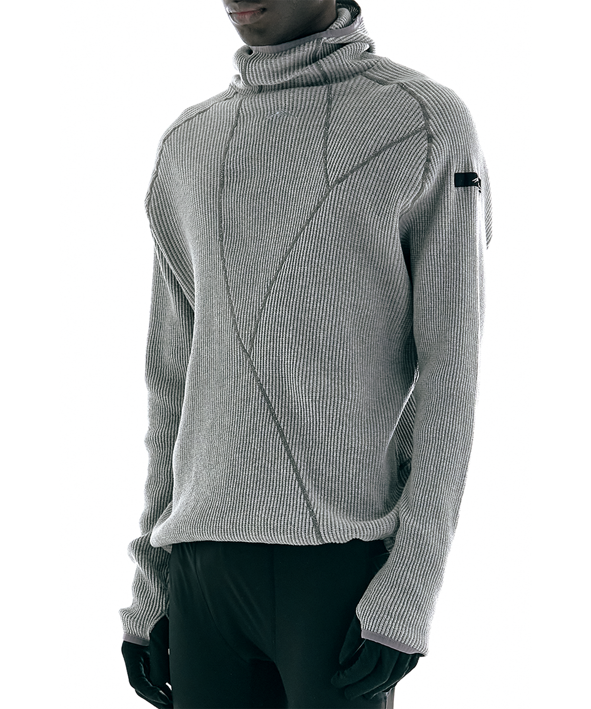콜드웜(COLDWARM) Waffle Warmer Hoodie (Grey Color)