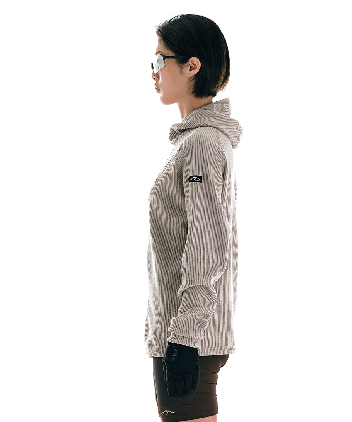 콜드웜(COLDWARM) Waffle Warmer Hoodie (Mocha Color) -Women-