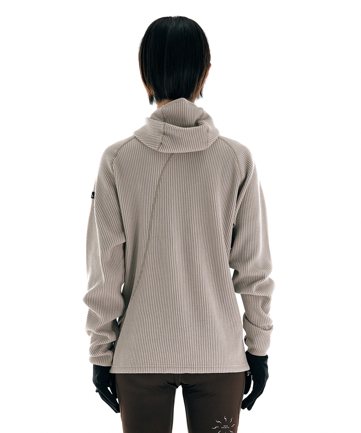 콜드웜(COLDWARM) Waffle Warmer Hoodie (Mocha Color) -Women-