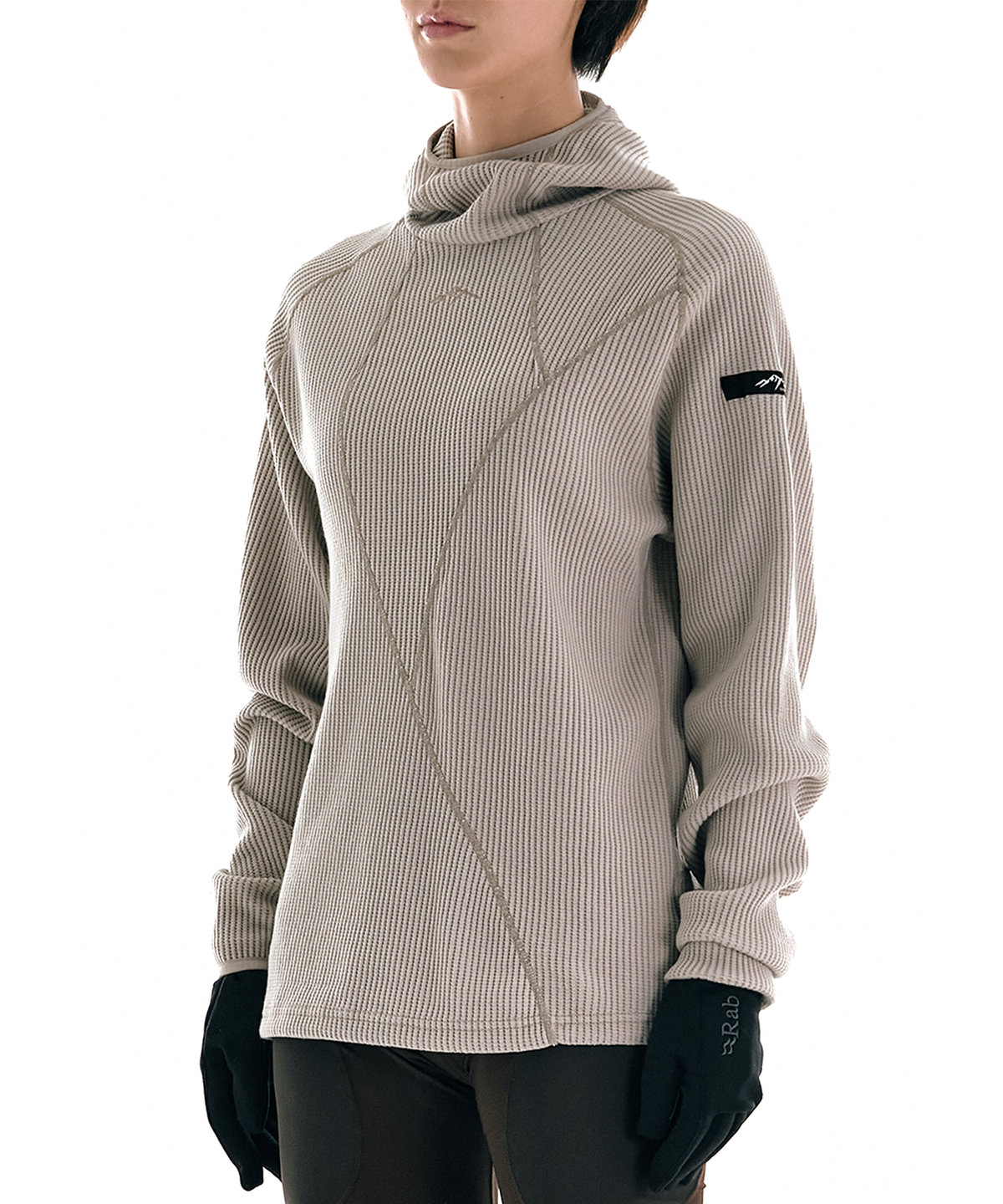 콜드웜(COLDWARM) Waffle Warmer Hoodie (Mocha Color) -Women-