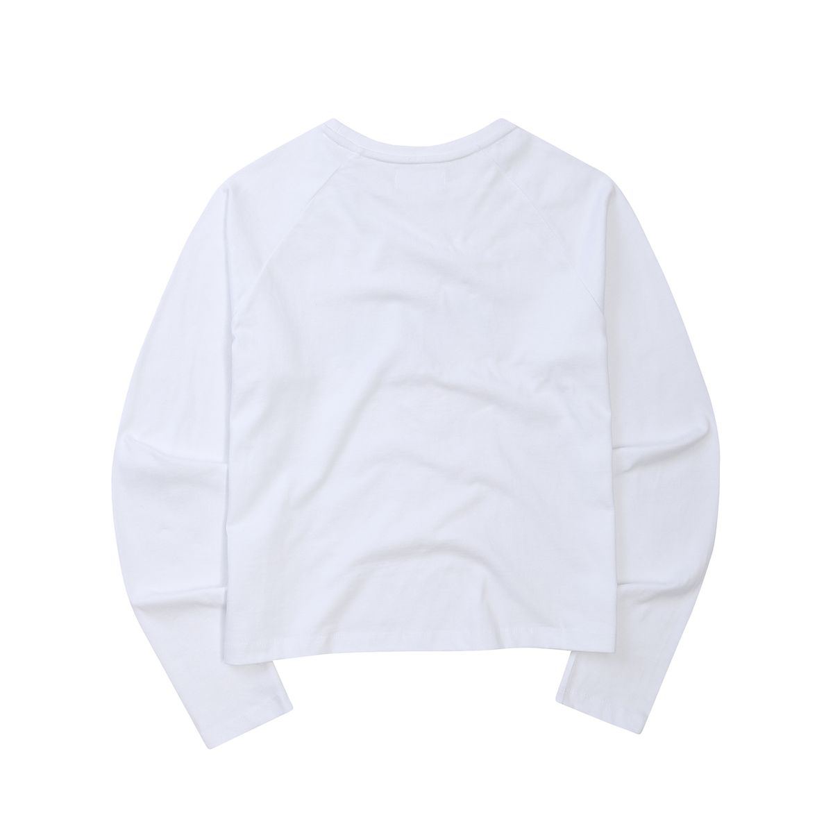 이이이알알알(EEERRR) EEERRR Distorted Logo raglan long sleeve (White)