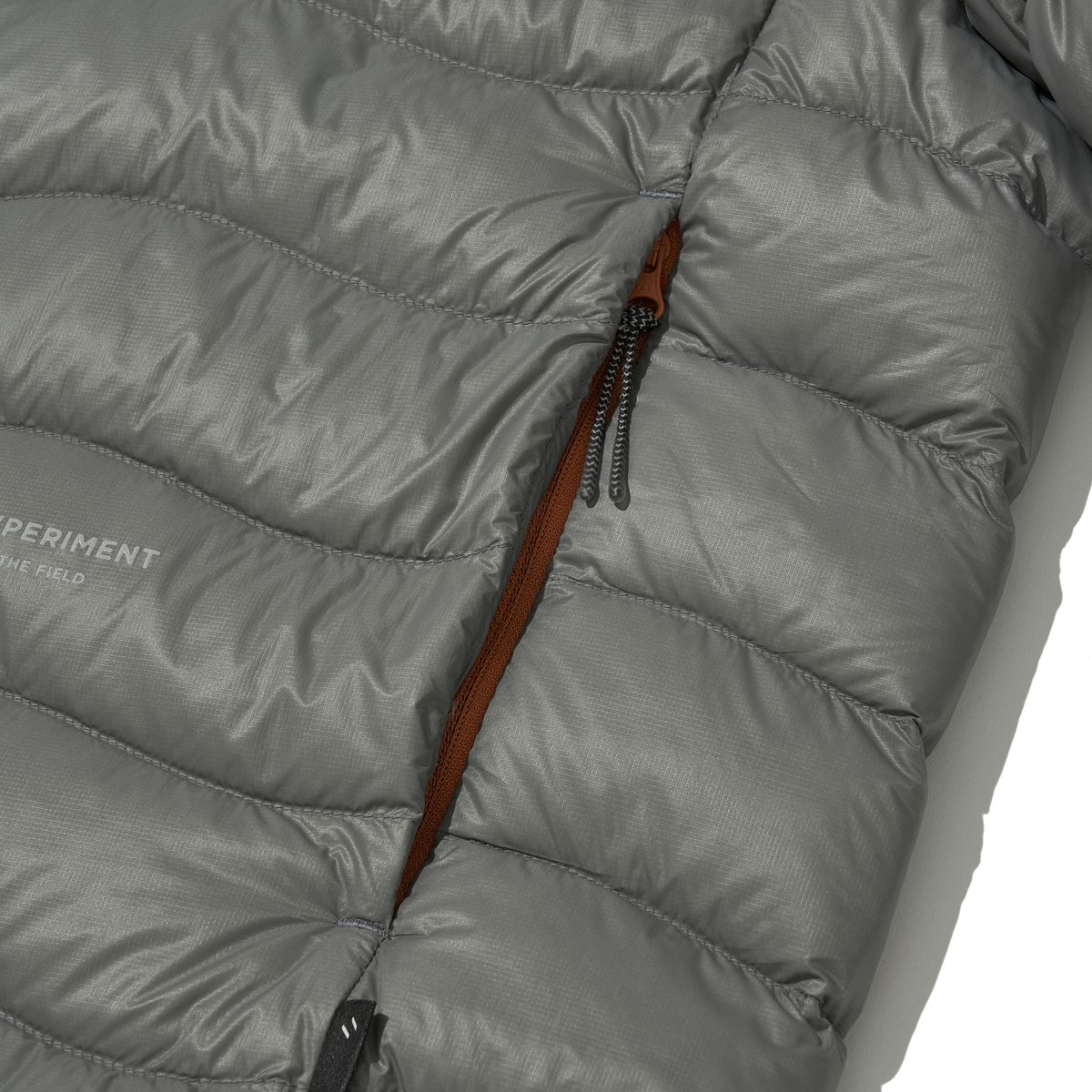 웰터 익스페리먼트(WELTER EXPERIMENT) THERMOTRAIL LIGHTWEIGHT PERTEX DOWN JACKET_GRAY