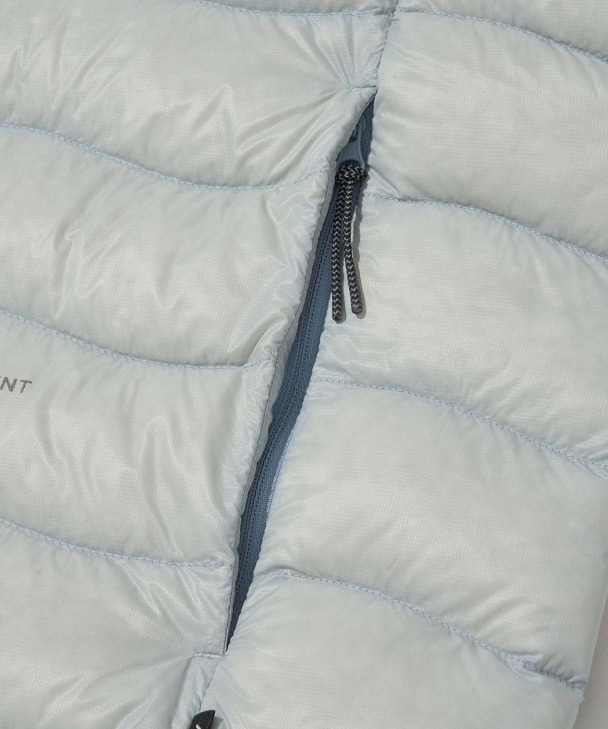 웰터 익스페리먼트(WELTER EXPERIMENT) THERMOTRAIL LIGHTWEIGHT PERTEX DOWN JACKET_LIGHT GRAY
