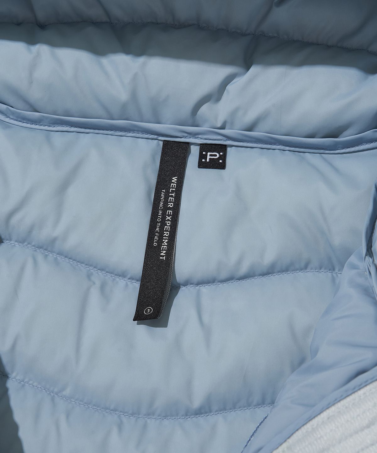 웰터 익스페리먼트(WELTER EXPERIMENT) THERMOTRAIL LIGHTWEIGHT PERTEX DOWN JACKET_LIGHT GRAY