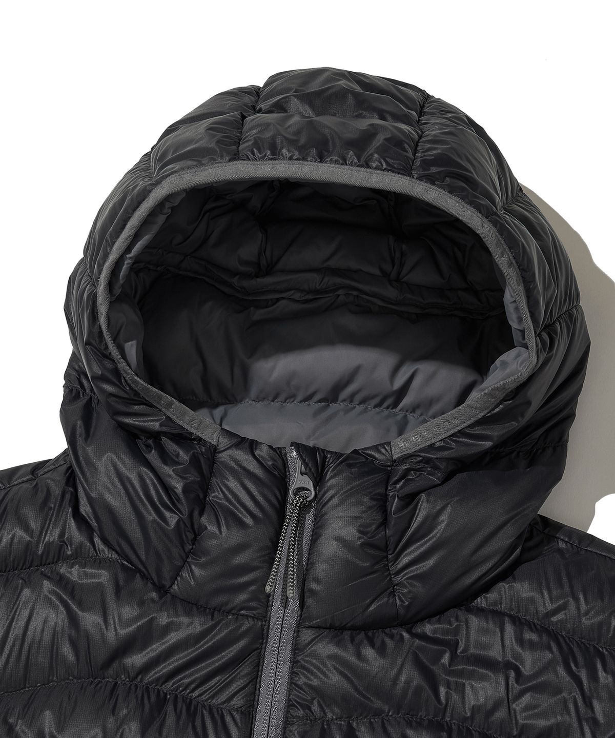웰터 익스페리먼트(WELTER EXPERIMENT) THERMOTRAIL LIGHTWEIGHT PERTEX DOWN JACKET_BLACK