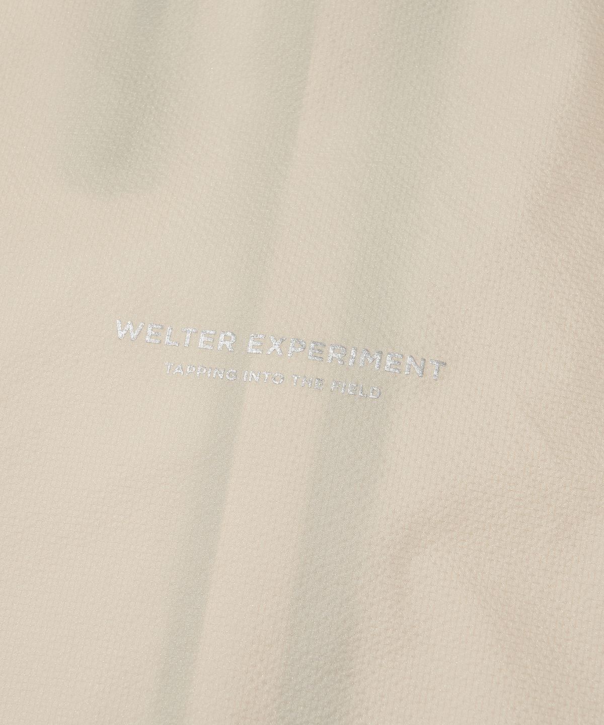 웰터 익스페리먼트(WELTER EXPERIMENT) VETRA SEALED WINDBREAKER JACKET_IVORY