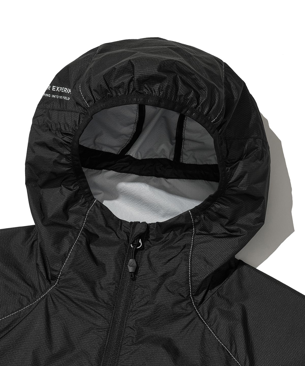 웰터 익스페리먼트(WELTER EXPERIMENT) SYLPHID BREATHABLE WINDBREAKER JACKET_BLACK