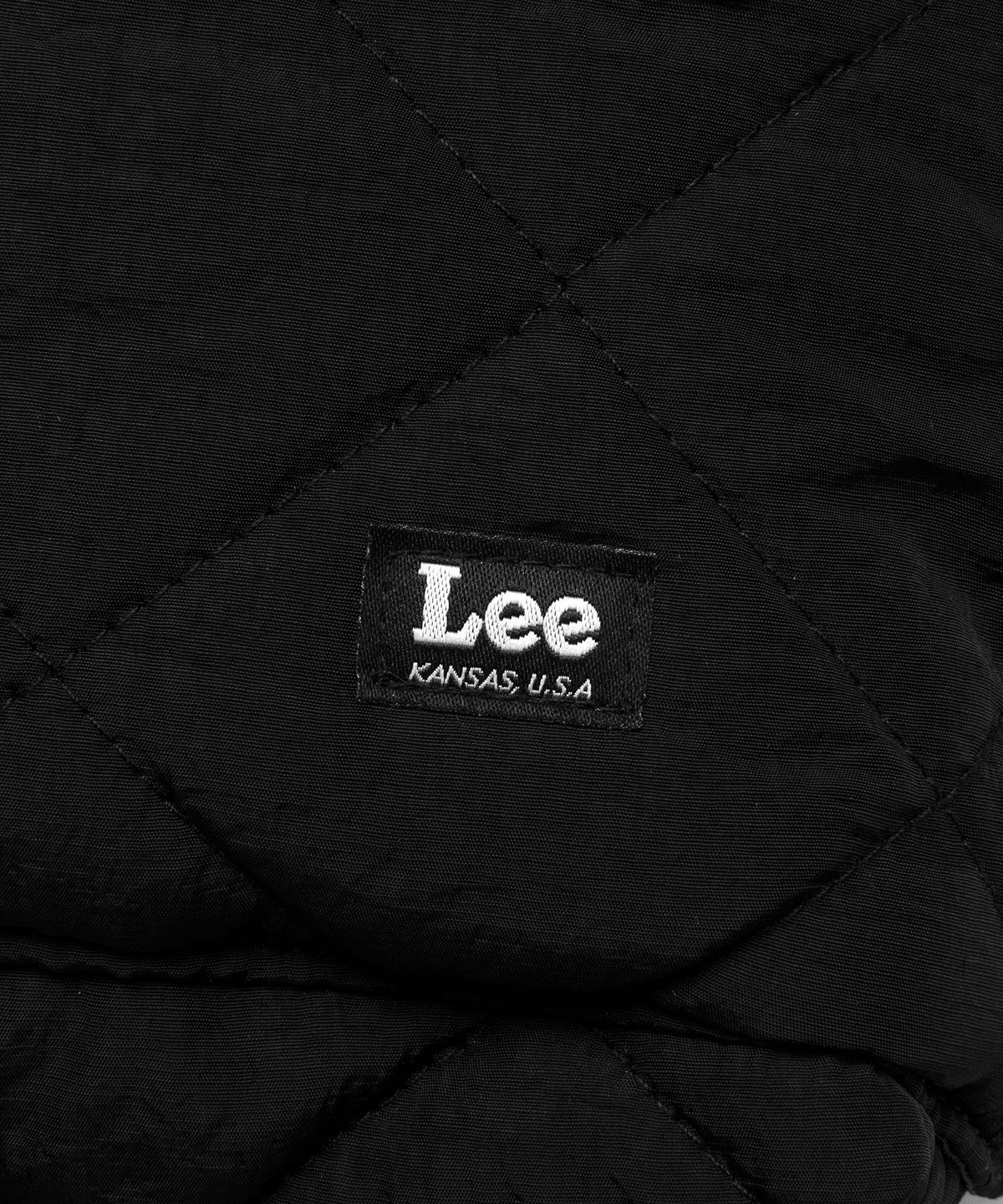 리(LEE) 다이아퀼팅 듀얼 포켓 헬멧백 블랙