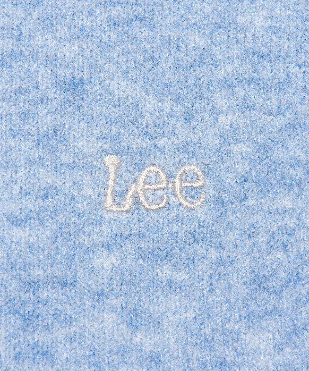 리(LEE) 보카시 라운드 니트 블루