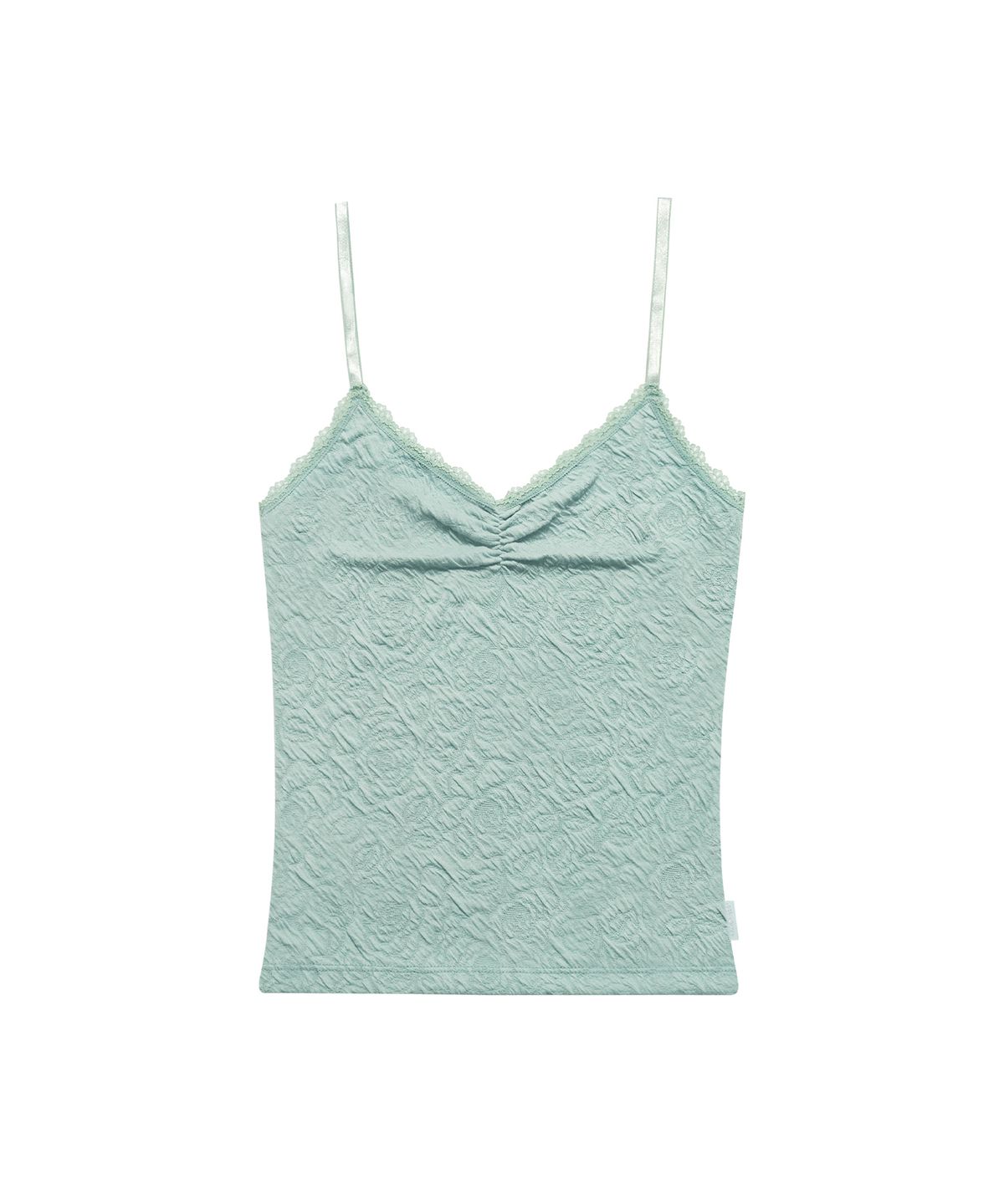 미레코(MIRECO) FLOWER EMBOSSED SLEEVELESS MINT