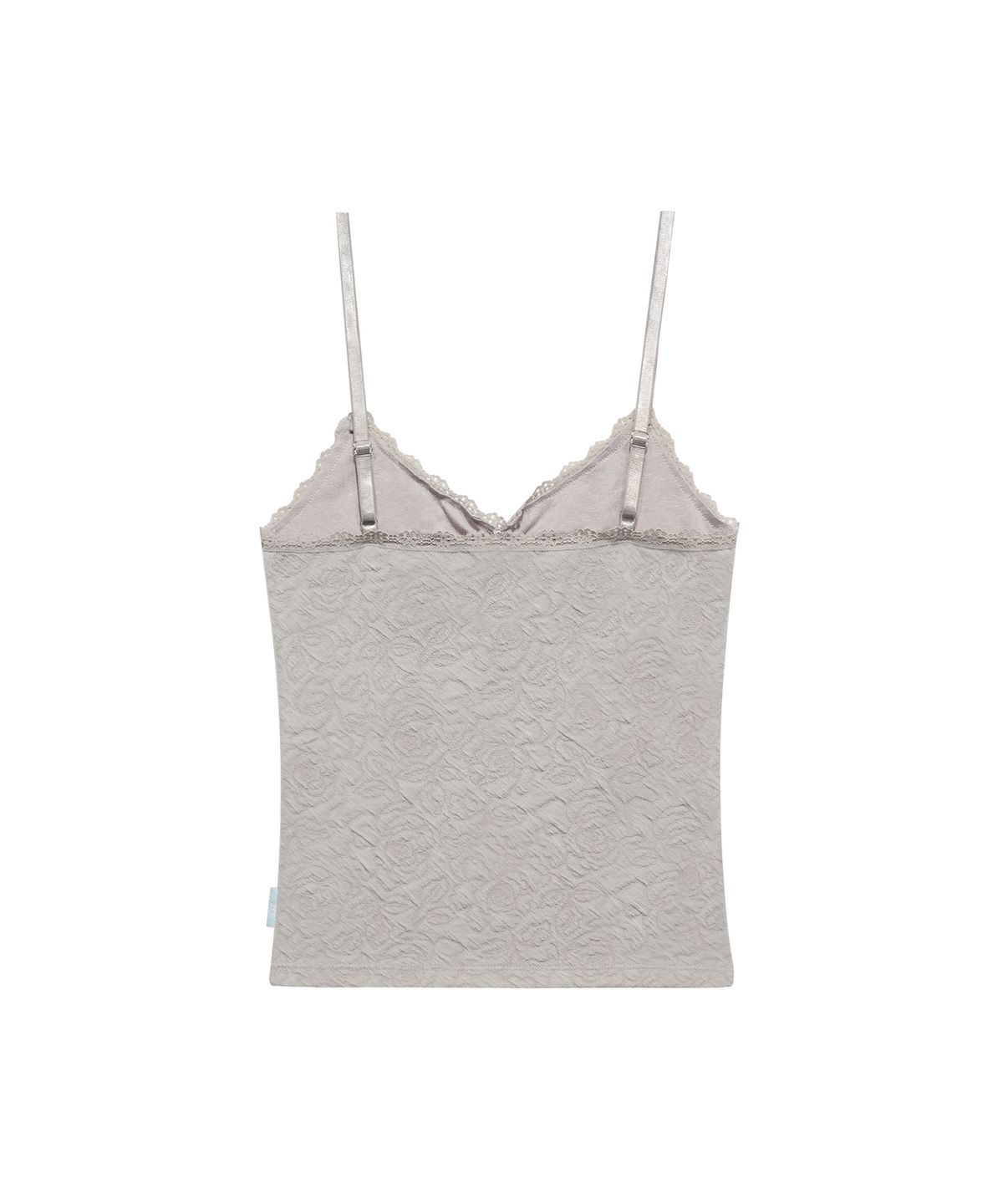 미레코(MIRECO) FLOWER EMBOSSED SLEEVELESS GREY