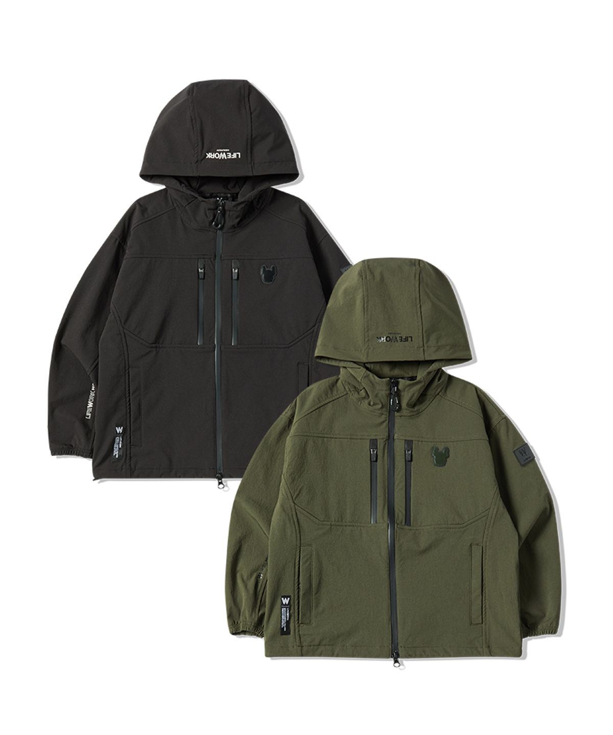 라이프워크 키즈(LIFEWORK KIDS) 키즈) 레스트 나일론 후드 집업
