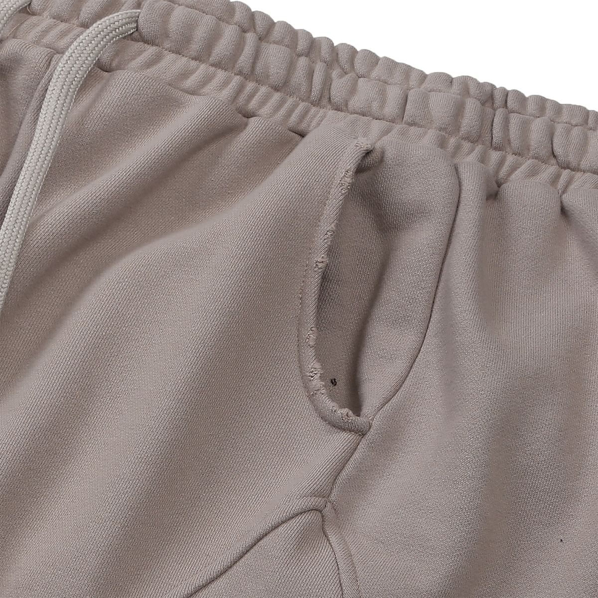 이이이알알알(EEERRR) Side surfboard damage washing sweat pants (Ash grey)
