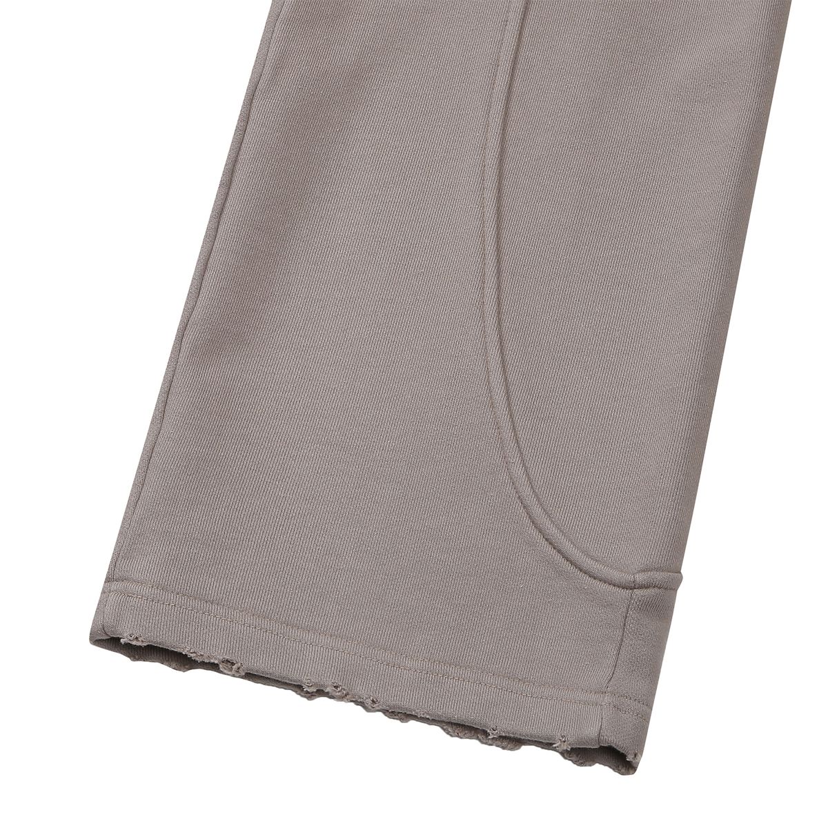 이이이알알알(EEERRR) Side surfboard damage washing sweat pants (Ash grey)