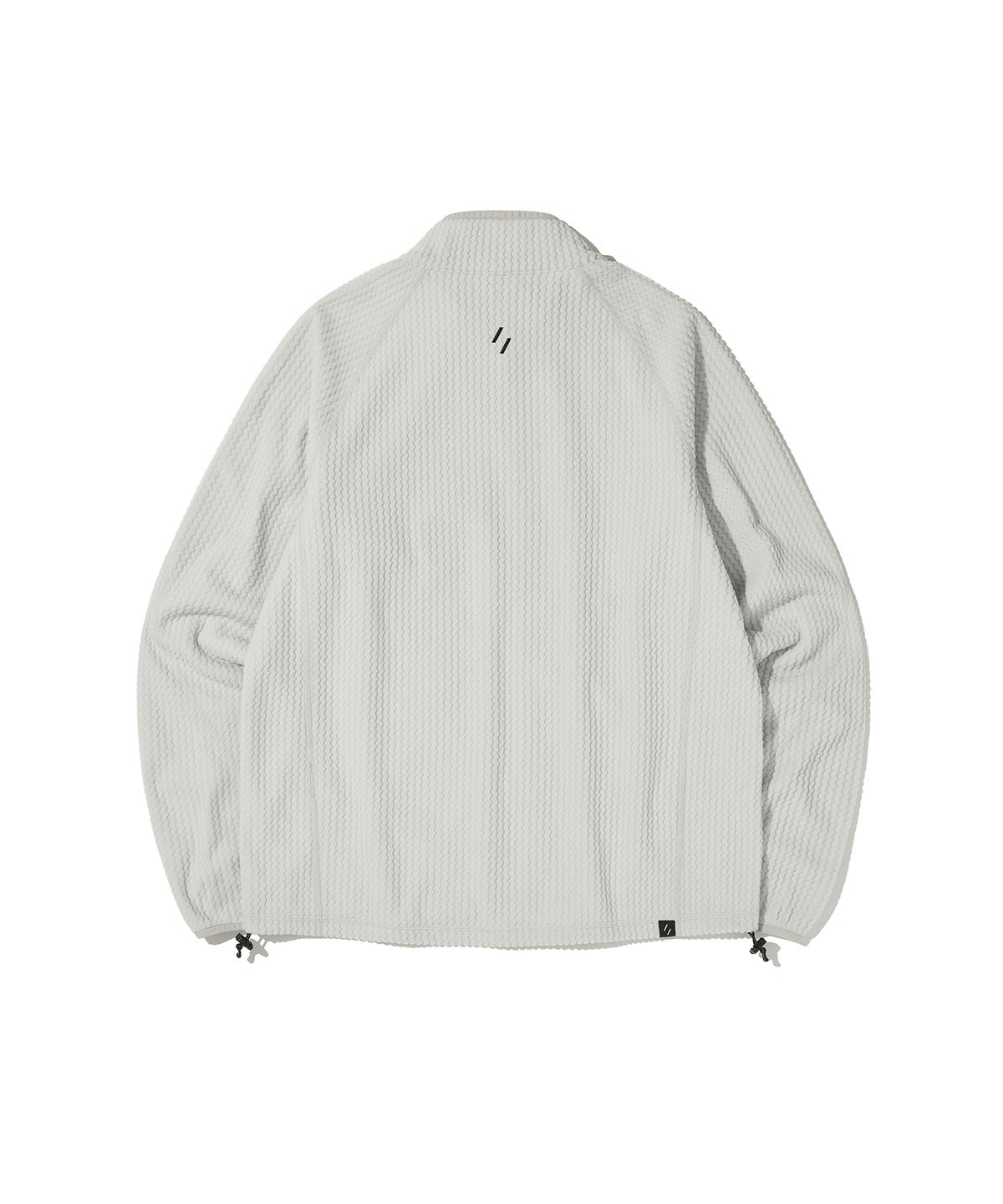 웰터 익스페리먼트(WELTER EXPERIMENT) CALORA FLEECE FULL ZIP_WHITE