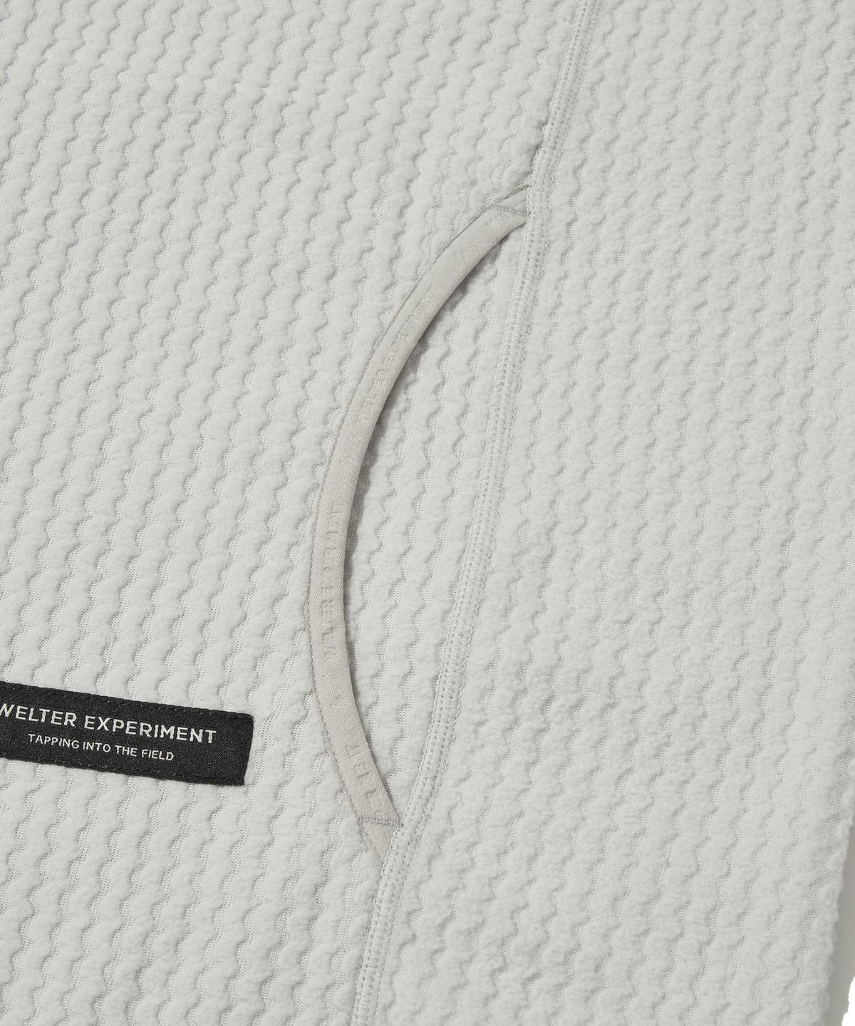 웰터 익스페리먼트(WELTER EXPERIMENT) CALORA FLEECE FULL ZIP_WHITE