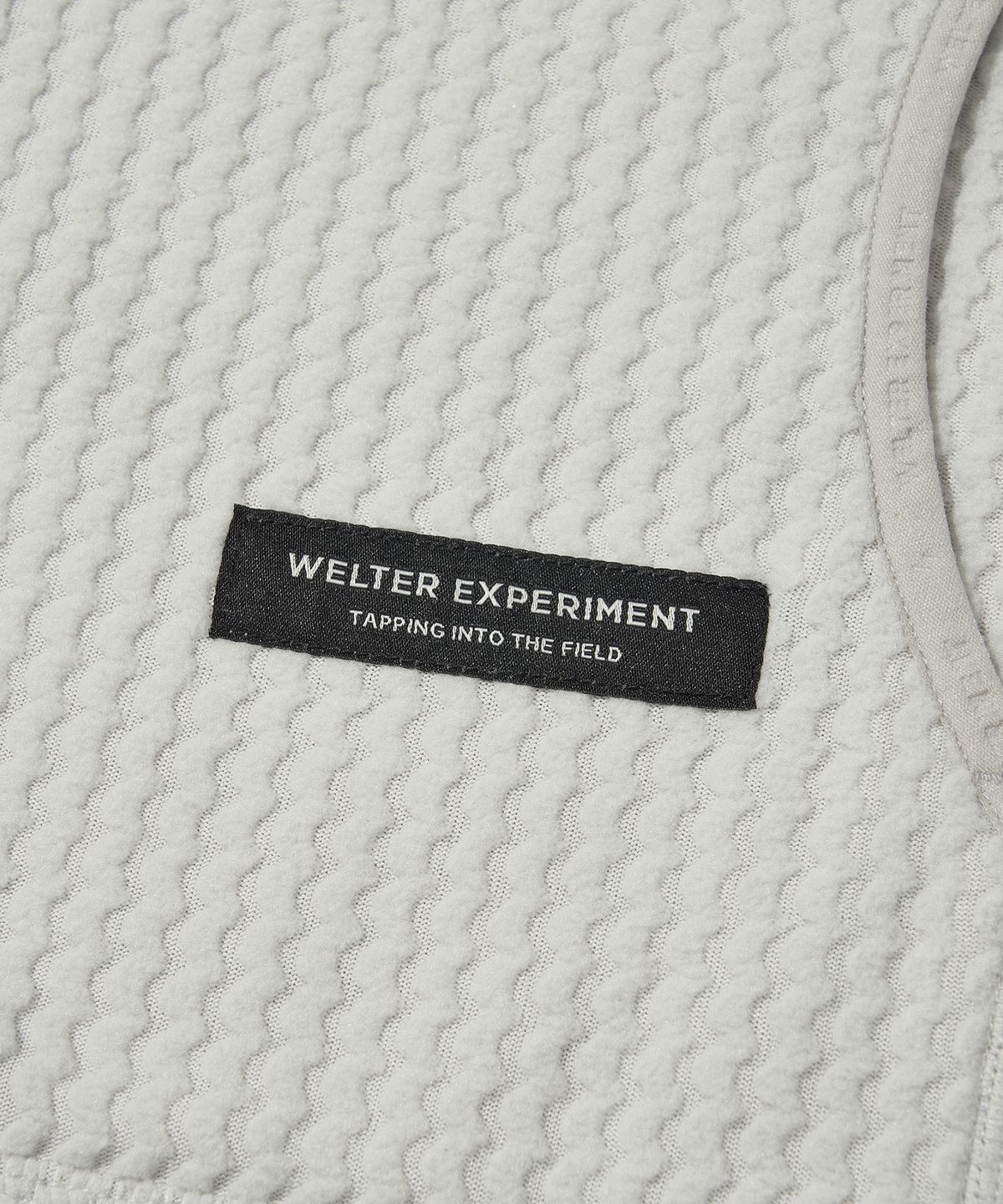 웰터 익스페리먼트(WELTER EXPERIMENT) CALORA FLEECE FULL ZIP_WHITE