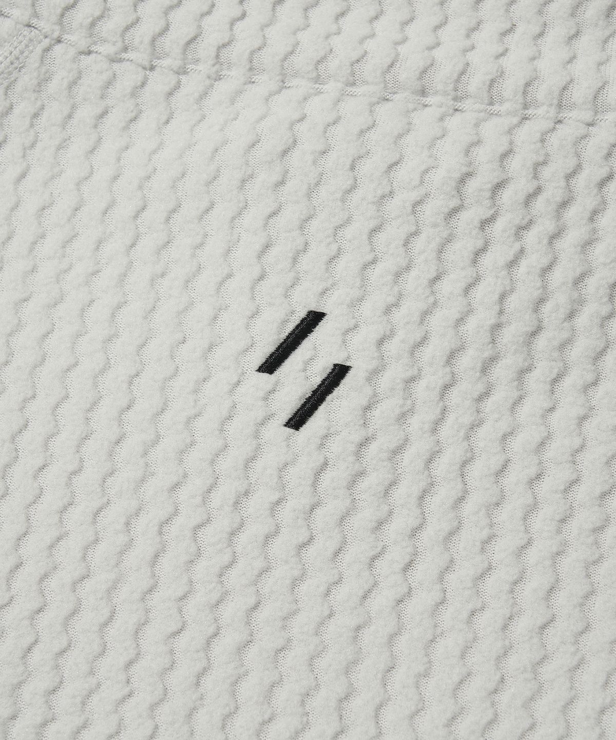 웰터 익스페리먼트(WELTER EXPERIMENT) CALORA FLEECE FULL ZIP_WHITE