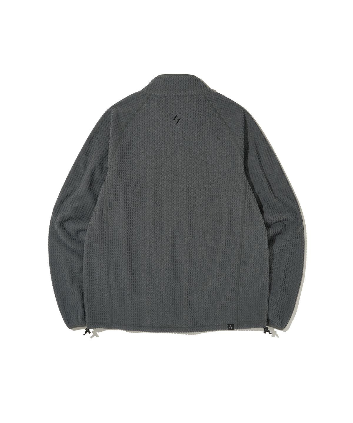 웰터 익스페리먼트(WELTER EXPERIMENT) CALORA FLEECE FULL ZIP_CHARCOAL