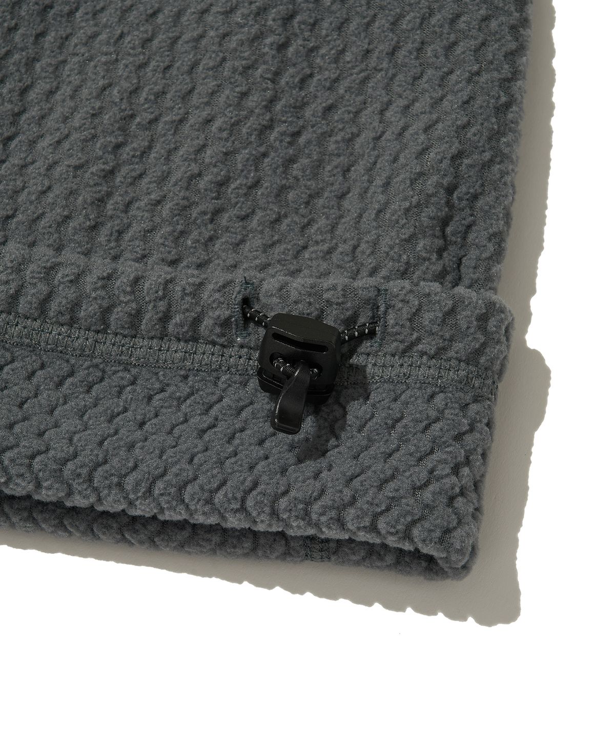 웰터 익스페리먼트(WELTER EXPERIMENT) CALORA FLEECE FULL ZIP_CHARCOAL