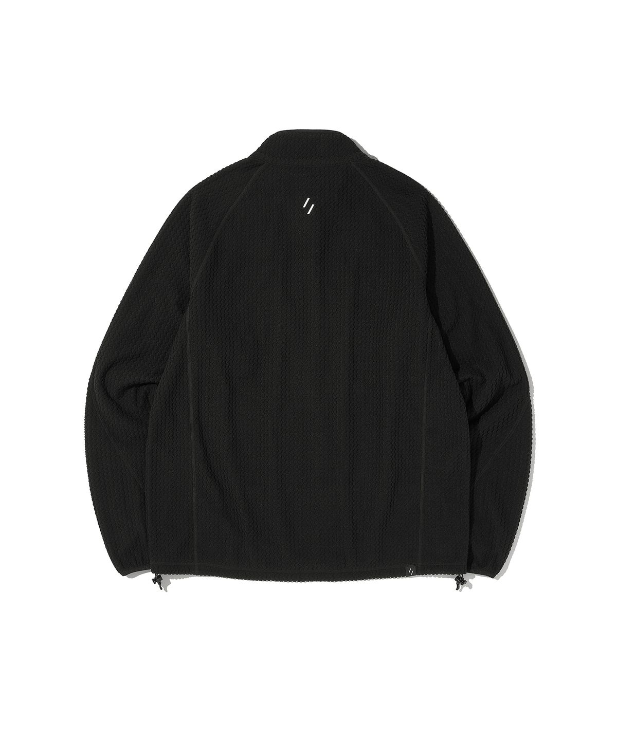 웰터 익스페리먼트(WELTER EXPERIMENT) CALORA FLEECE FULL ZIP_BLACK