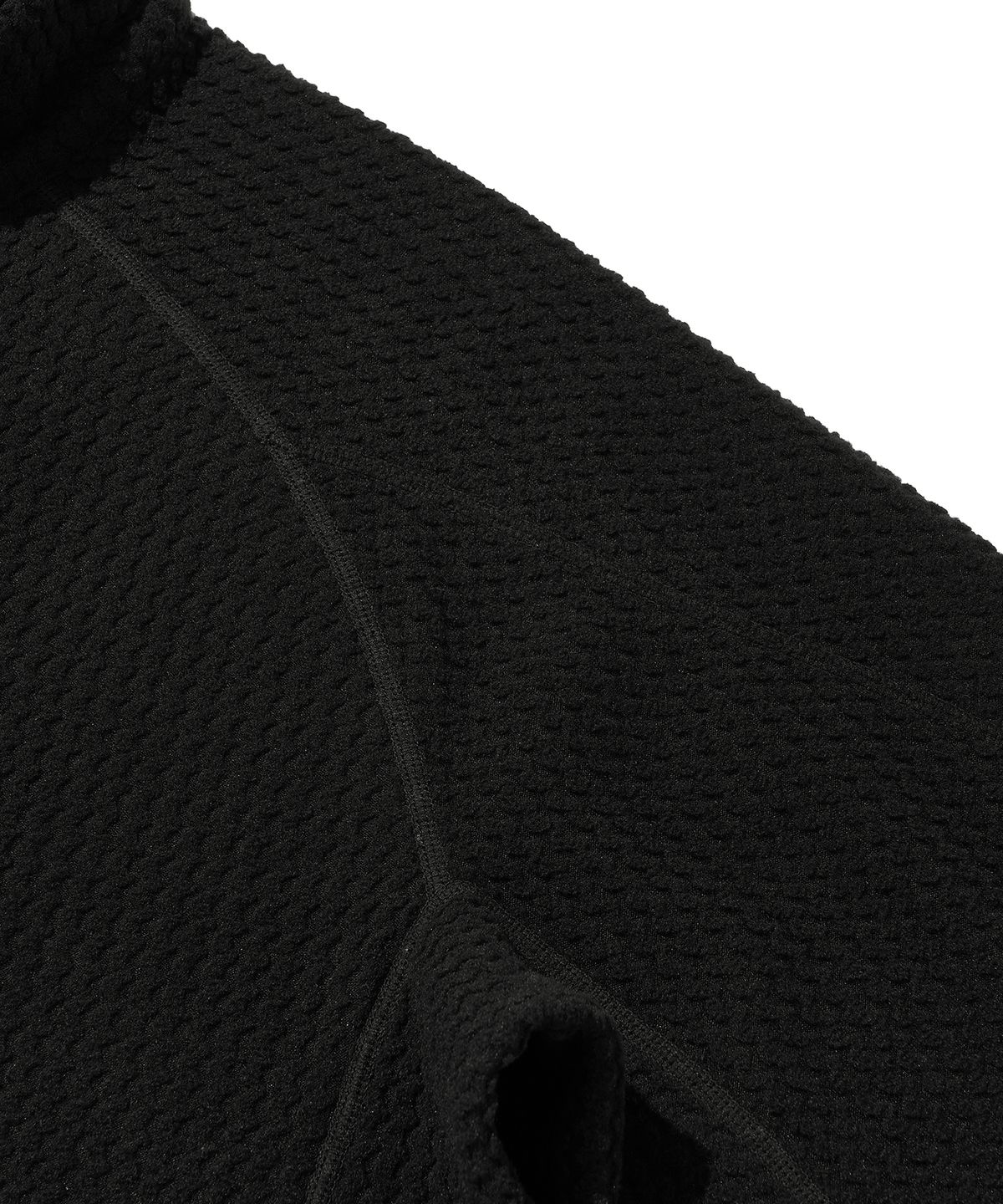 웰터 익스페리먼트(WELTER EXPERIMENT) CALORA FLEECE FULL ZIP_BLACK