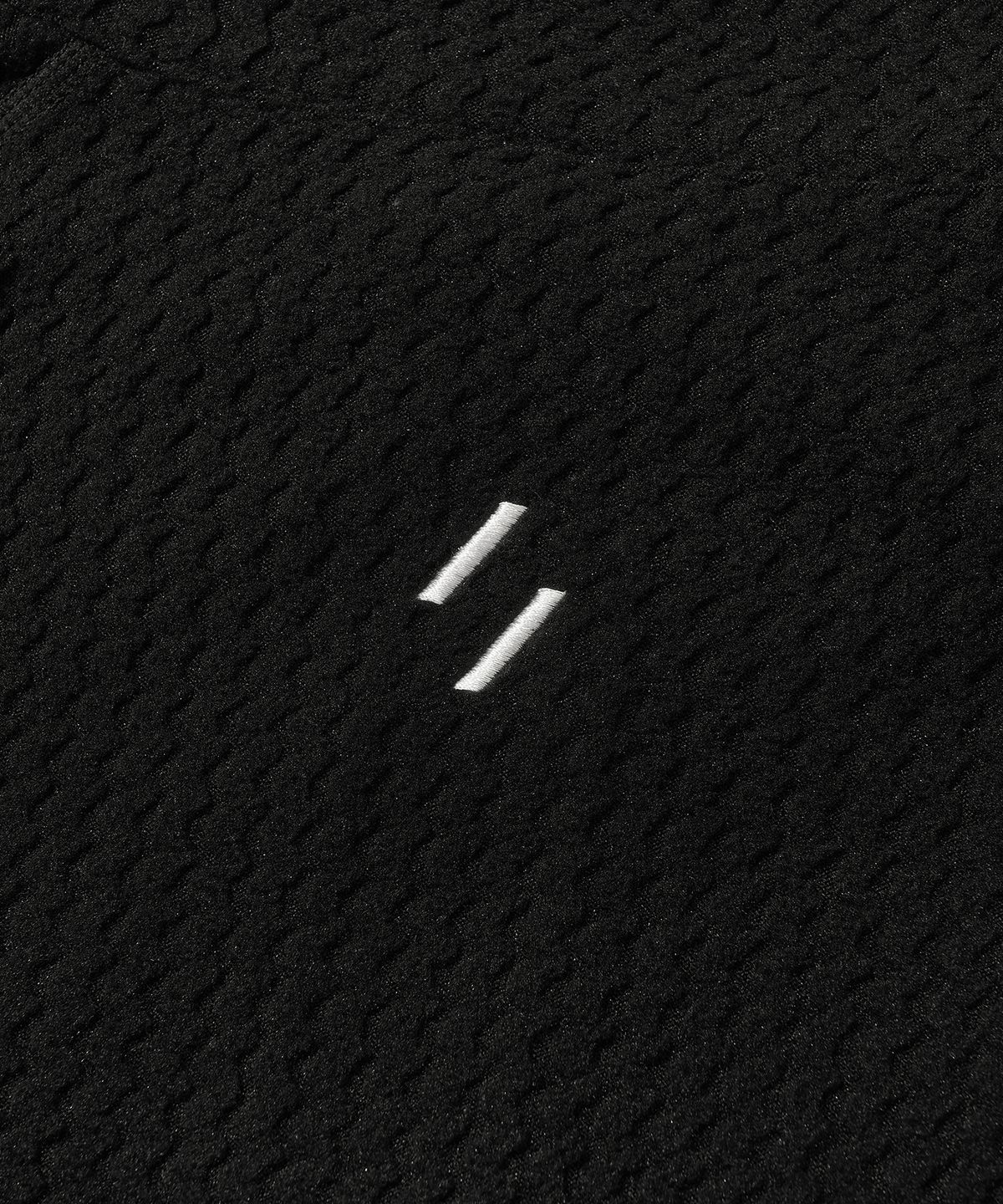 웰터 익스페리먼트(WELTER EXPERIMENT) CALORA FLEECE FULL ZIP_BLACK