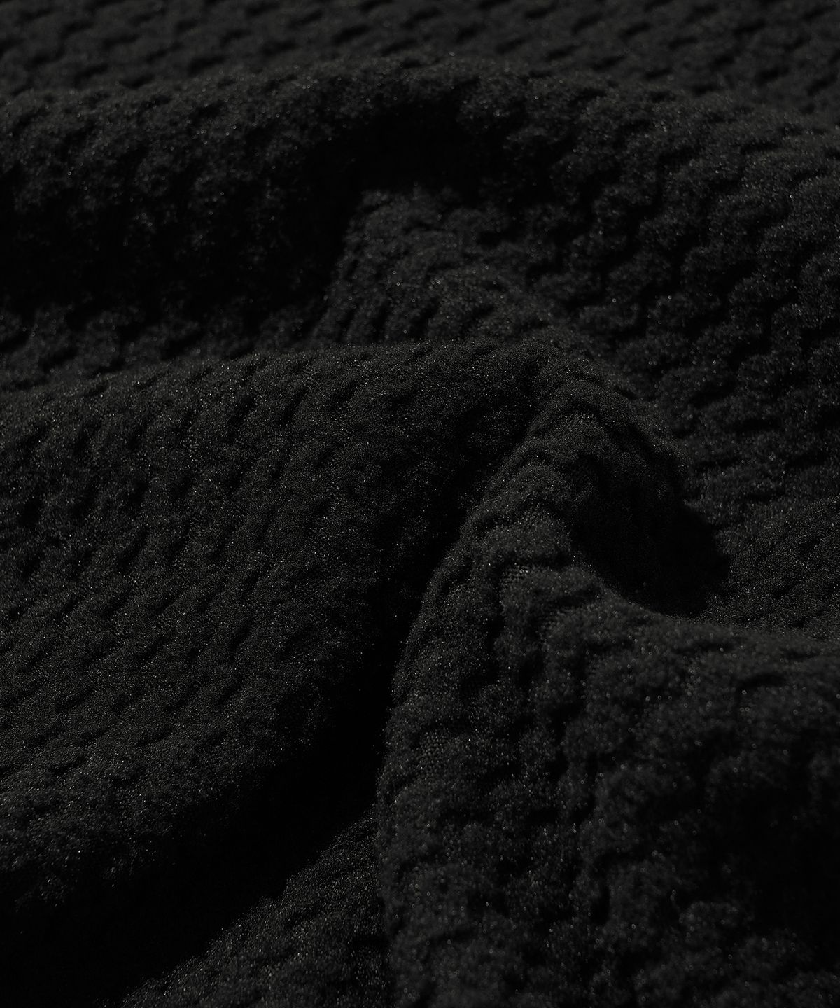 웰터 익스페리먼트(WELTER EXPERIMENT) CALORA FLEECE FULL ZIP_BLACK