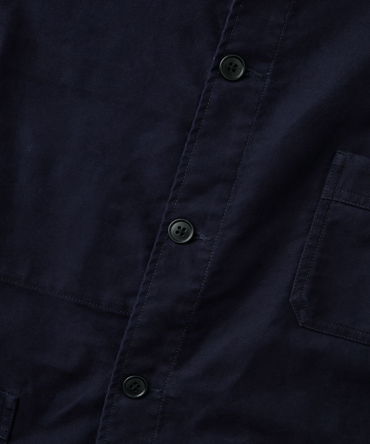 아웃스탠딩(OUTSTANDING) [MUT lab] MOLESKIN FRENCH WORK JACKET_D.NAVY