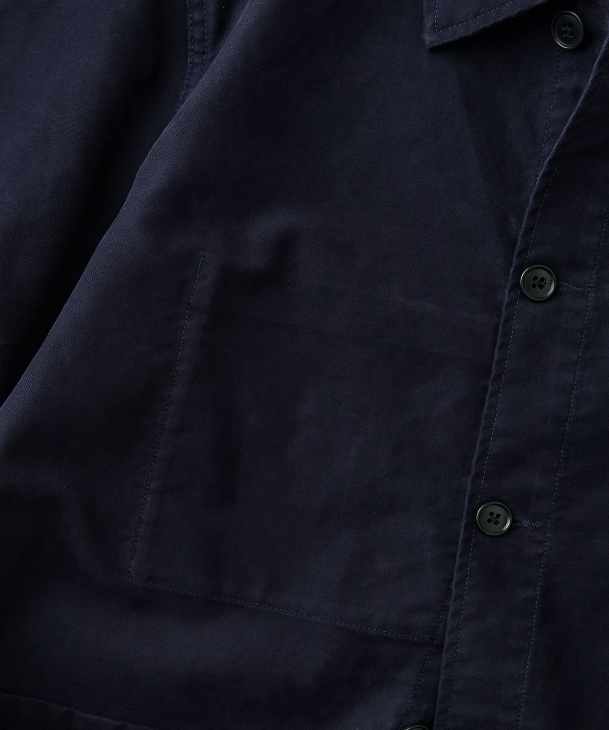 아웃스탠딩(OUTSTANDING) [MUT lab] MOLESKIN FRENCH WORK JACKET_D.NAVY
