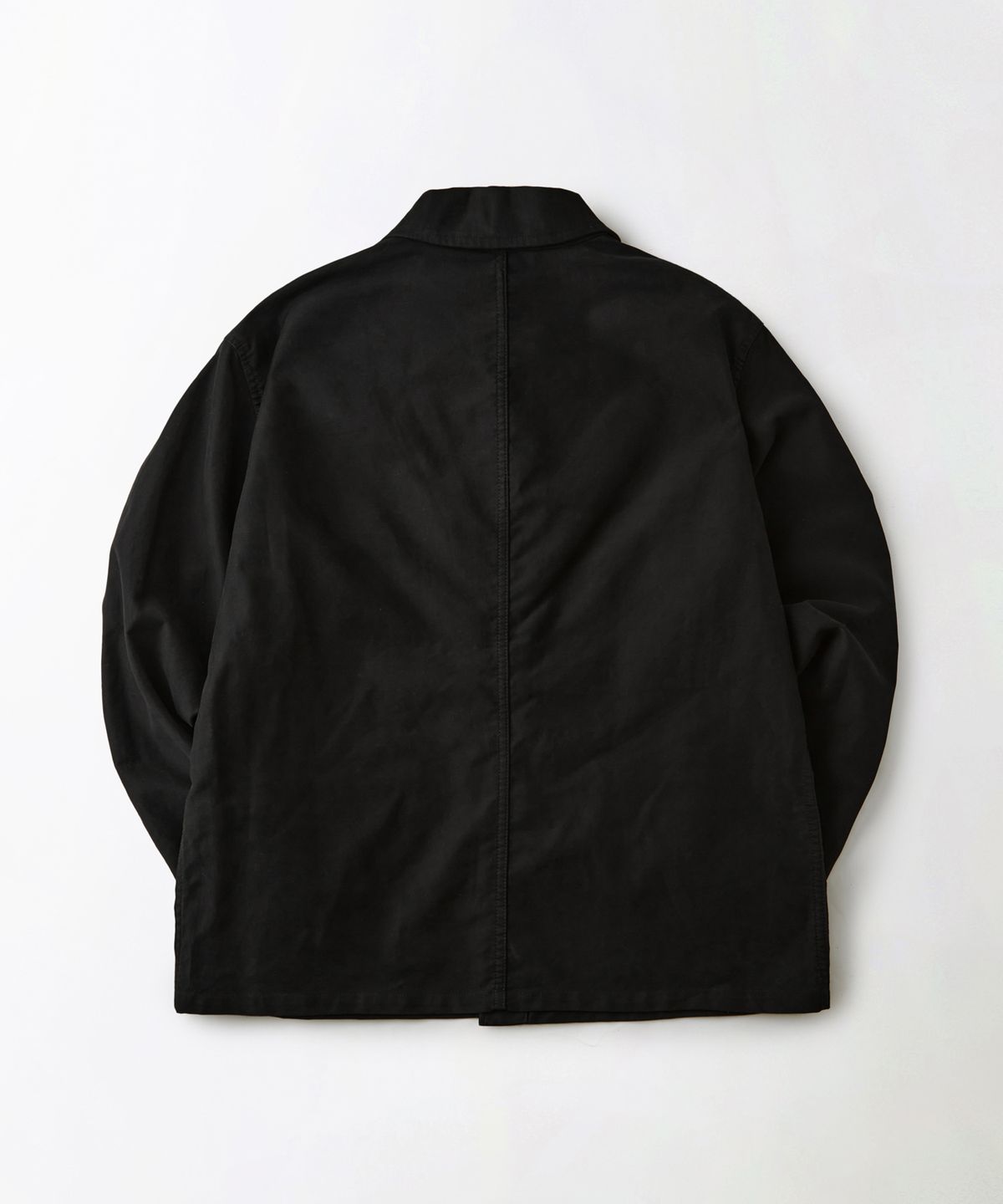 아웃스탠딩(OUTSTANDING) [MUT lab] MOLESKIN FRENCH WORK JACKET_BLACK