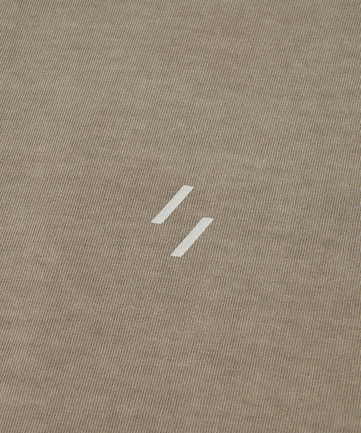 웰터 익스페리먼트(WELTER EXPERIMENT) OVERDYED TRAIL STITCH LONG SLEEVES T-SHIRT_BEIGE