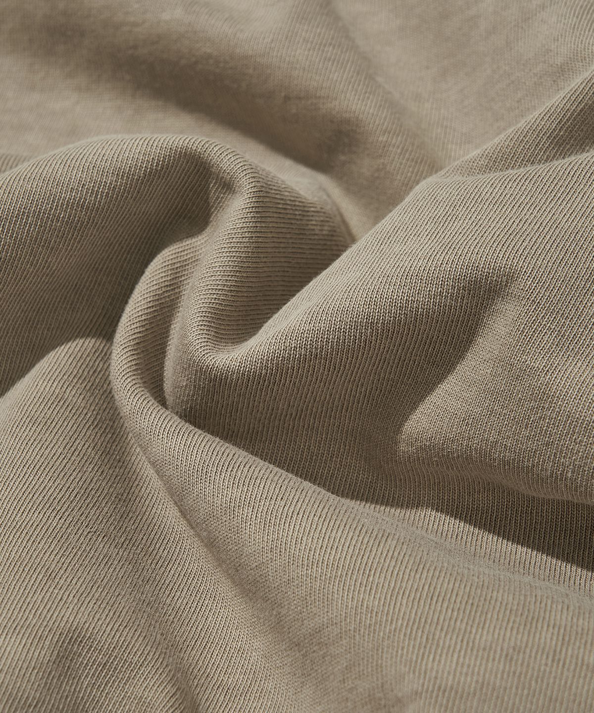 웰터 익스페리먼트(WELTER EXPERIMENT) OVERDYED TRAIL STITCH LONG SLEEVES T-SHIRT_BEIGE