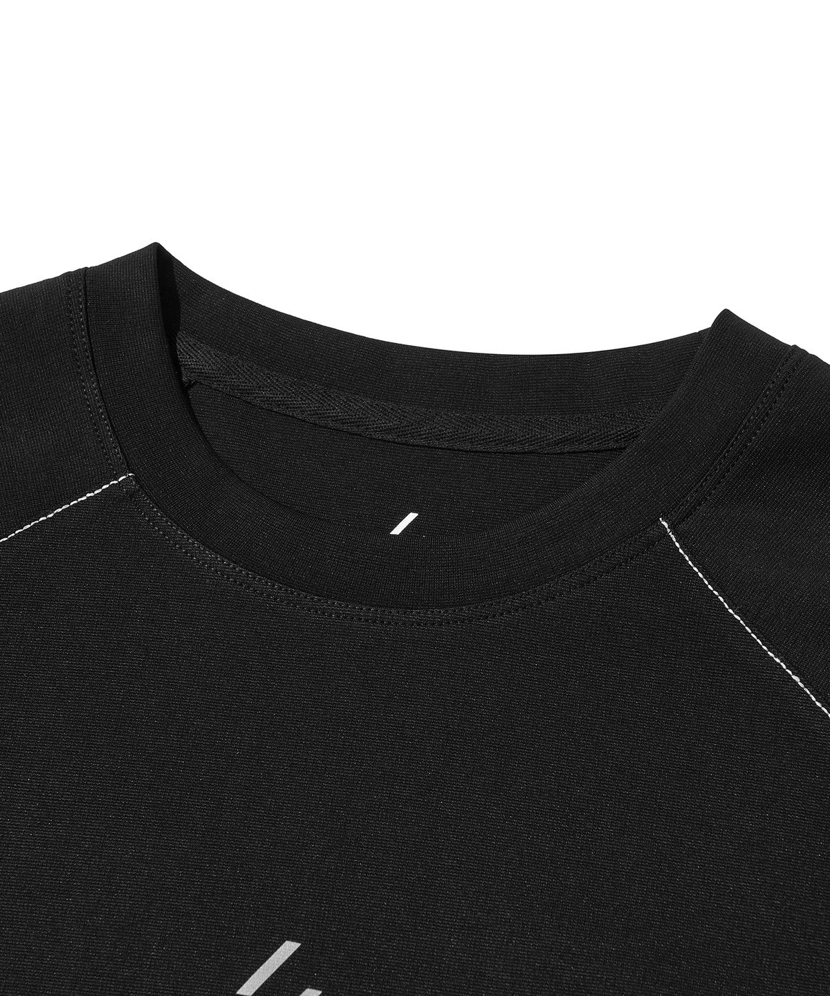 웰터 익스페리먼트(WELTER EXPERIMENT) FLEXICH LONG SLEEVES T-SHIRT_BLACK