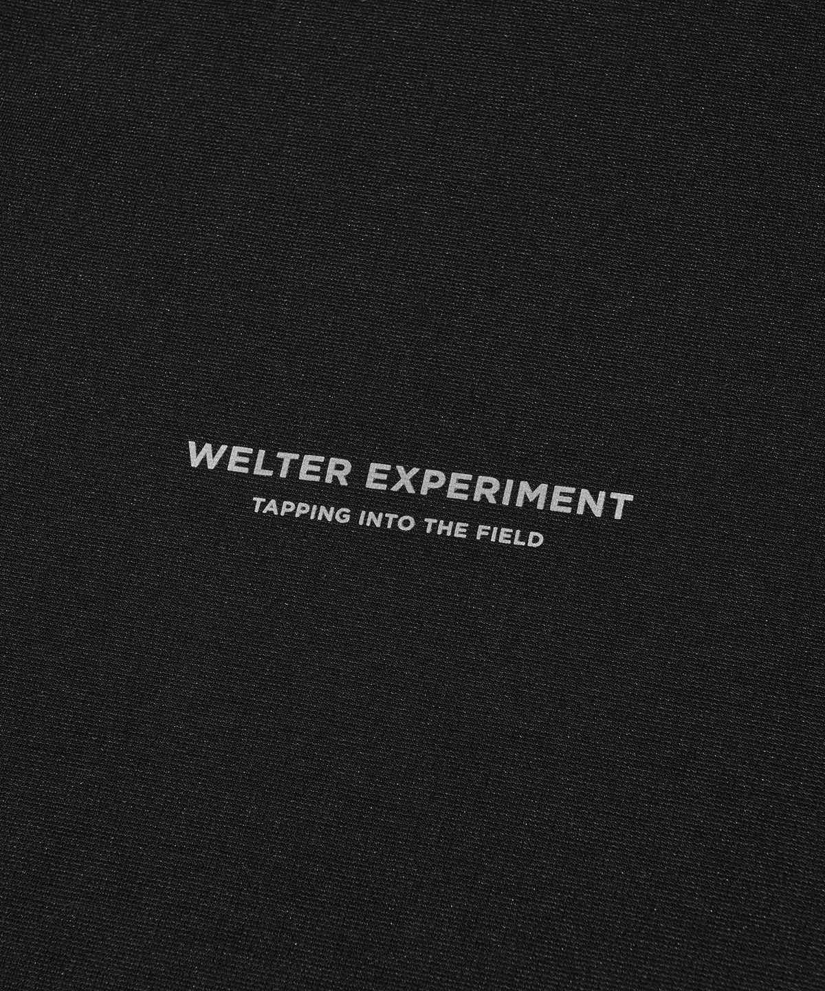 웰터 익스페리먼트(WELTER EXPERIMENT) FLEXICH LONG SLEEVES T-SHIRT_BLACK