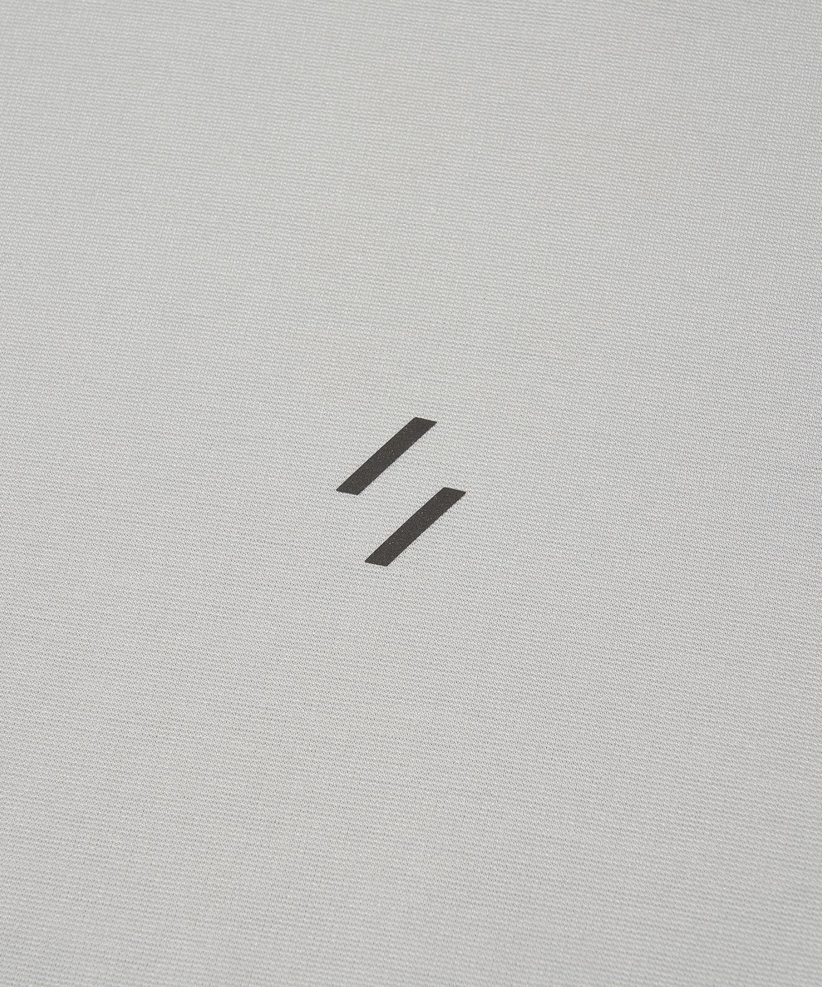 웰터 익스페리먼트(WELTER EXPERIMENT) FLEXICH LONG SLEEVES T-SHIRT_LIGHT GRAY