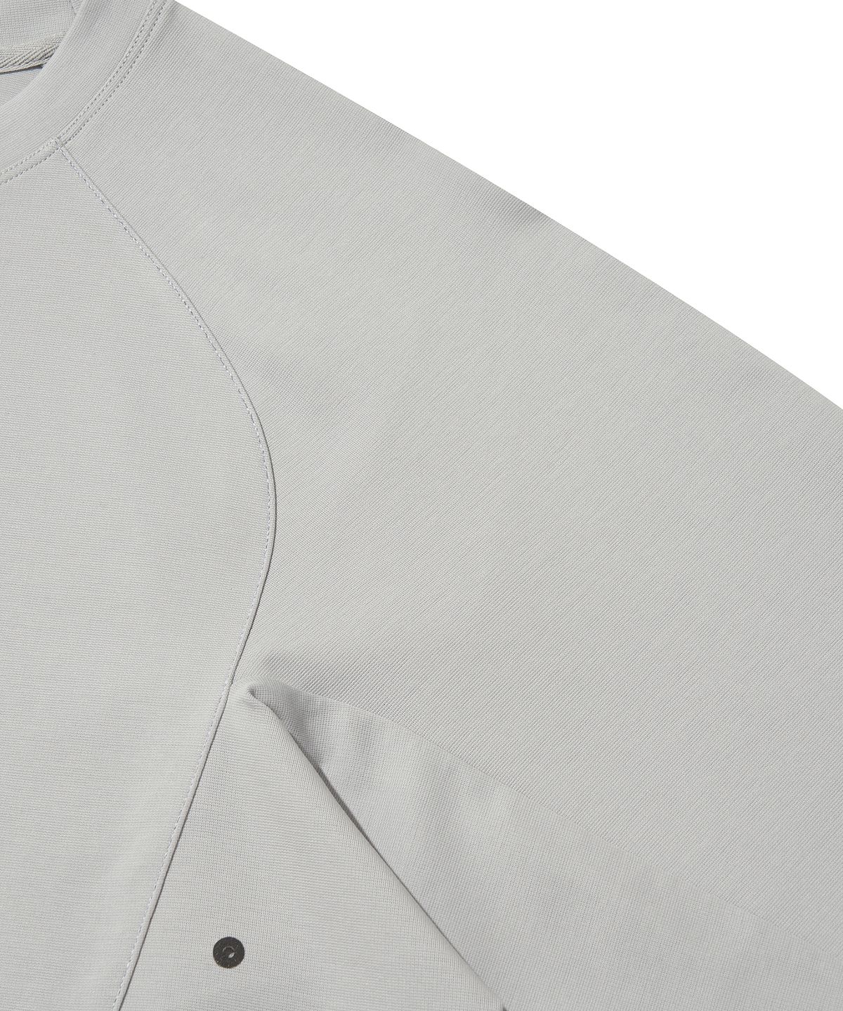웰터 익스페리먼트(WELTER EXPERIMENT) FLEXICH LONG SLEEVES T-SHIRT_LIGHT GRAY