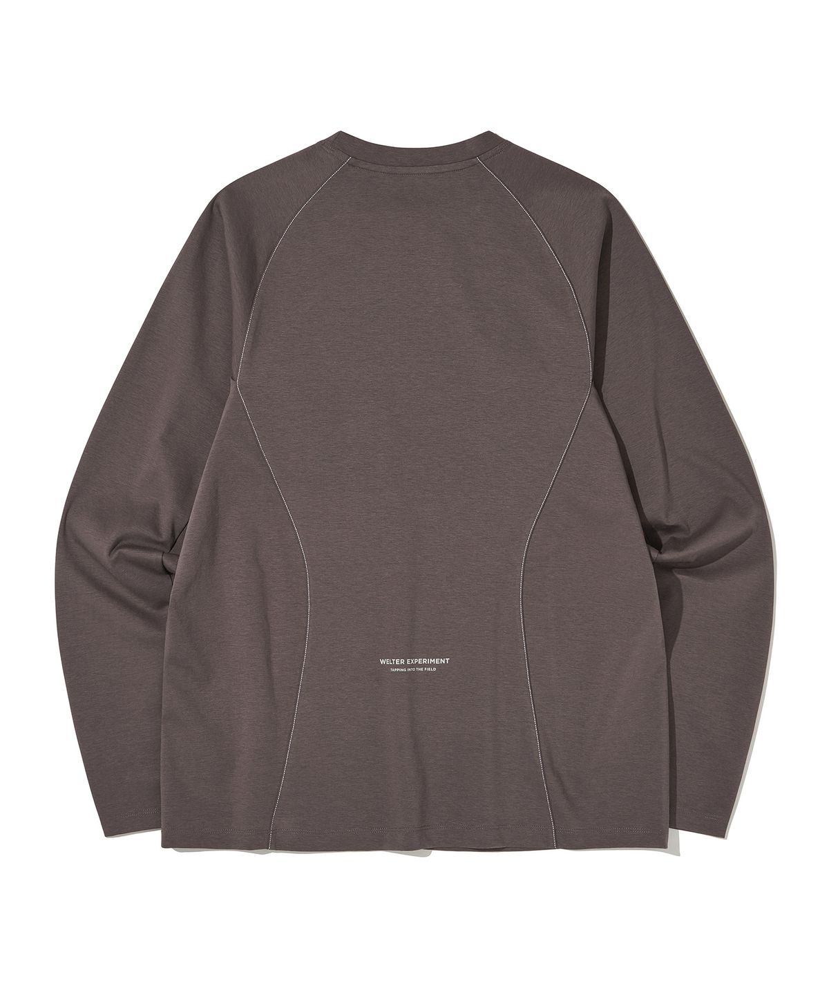 웰터 익스페리먼트(WELTER EXPERIMENT) FLEXICH LONG SLEEVES T-SHIRT_PURPLE