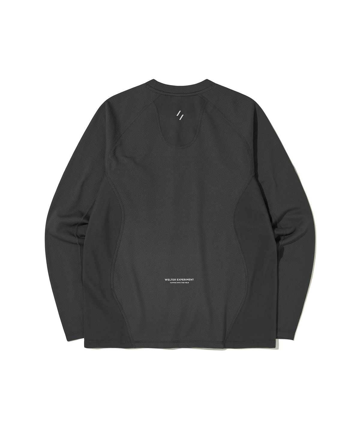 웰터 익스페리먼트(WELTER EXPERIMENT) TRAILFLEX LONG SLEEVES T-SHIRT_CHARCOAL