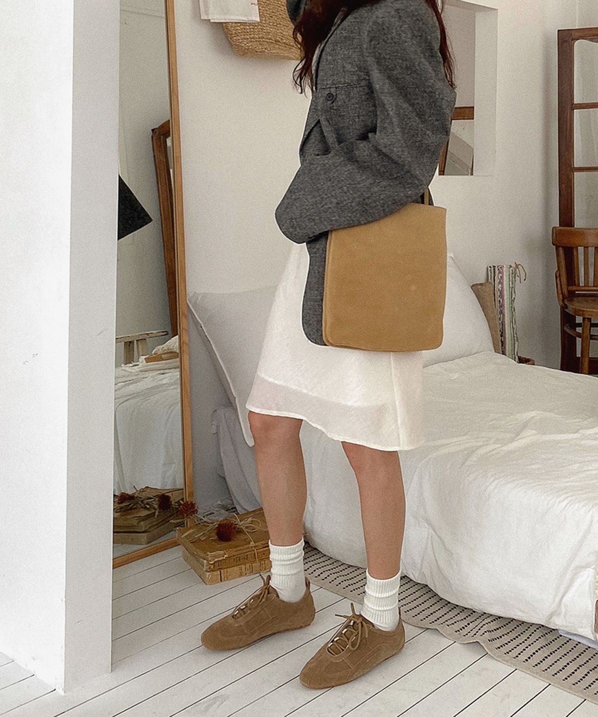 무드앤플(MOODNPLE) lucasia crack sneakers 컬러추가 베이지,블랙