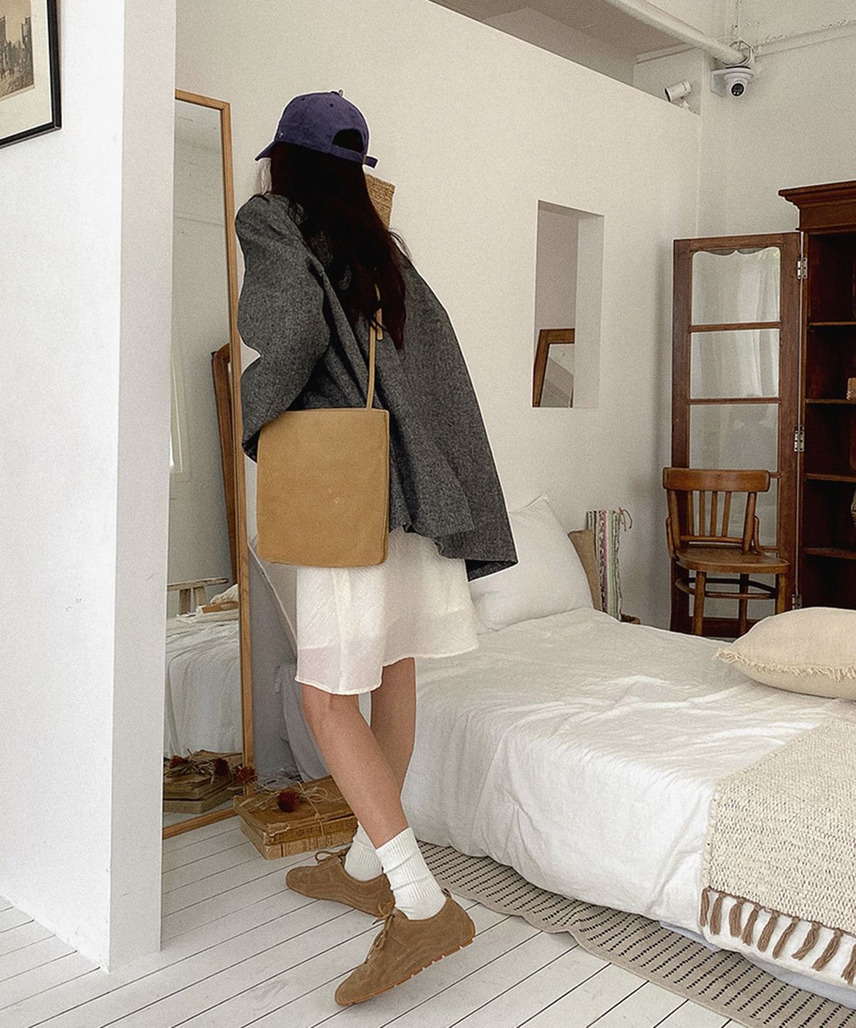 무드앤플(MOODNPLE) lucasia crack sneakers 컬러추가 베이지,블랙