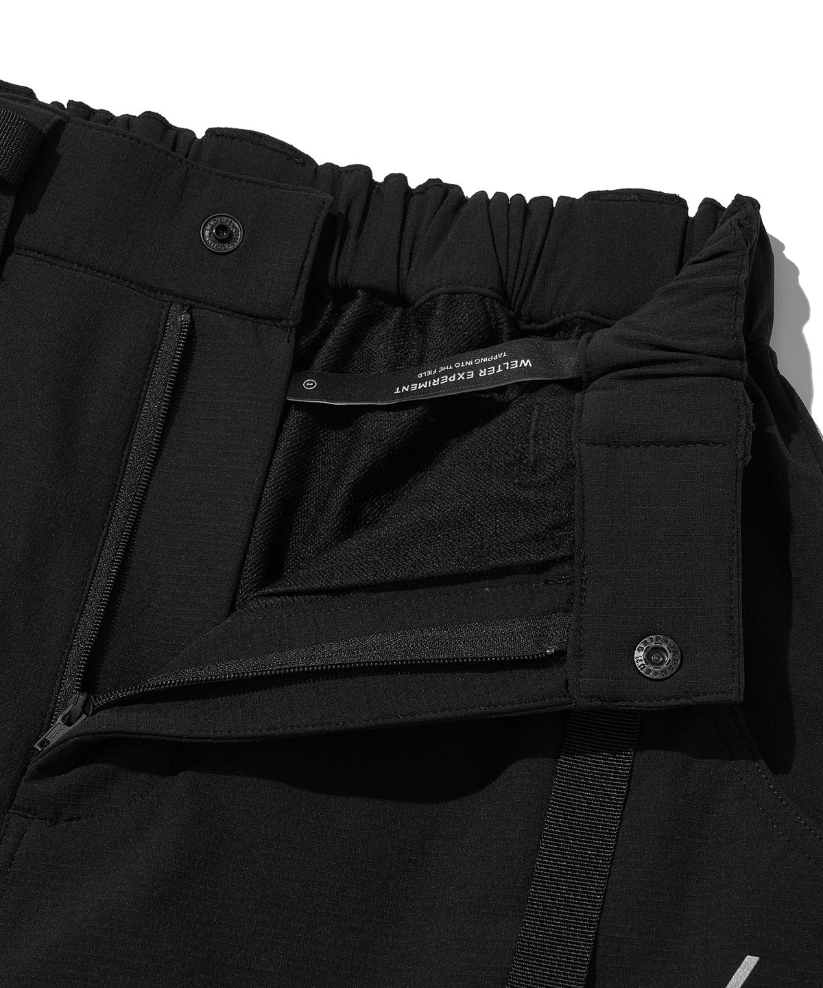 웰터 익스페리먼트(WELTER EXPERIMENT) VENT HIKE+ PANTS_BLACK