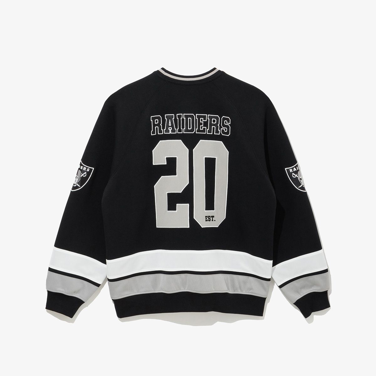 뉴에라(NEW ERA) NFL 라스베이거스 레이더스 맨투맨 블랙 14741996