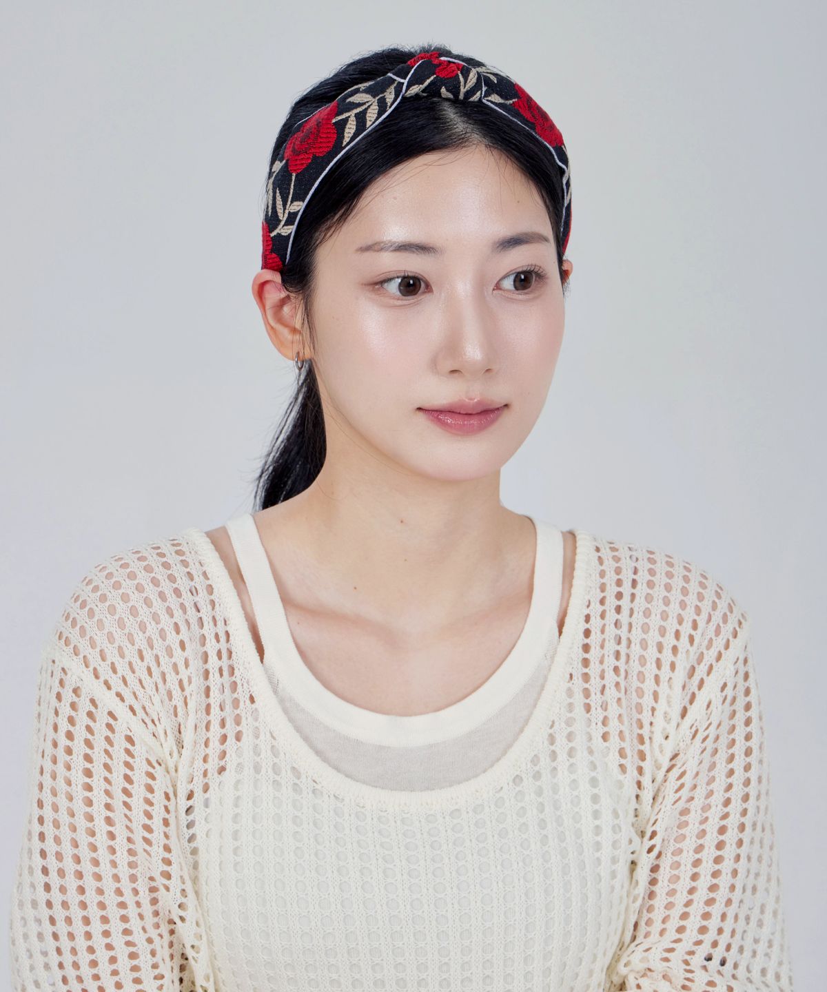 마이아(MAIA) 덩굴 장미 형광 머리띠-주황