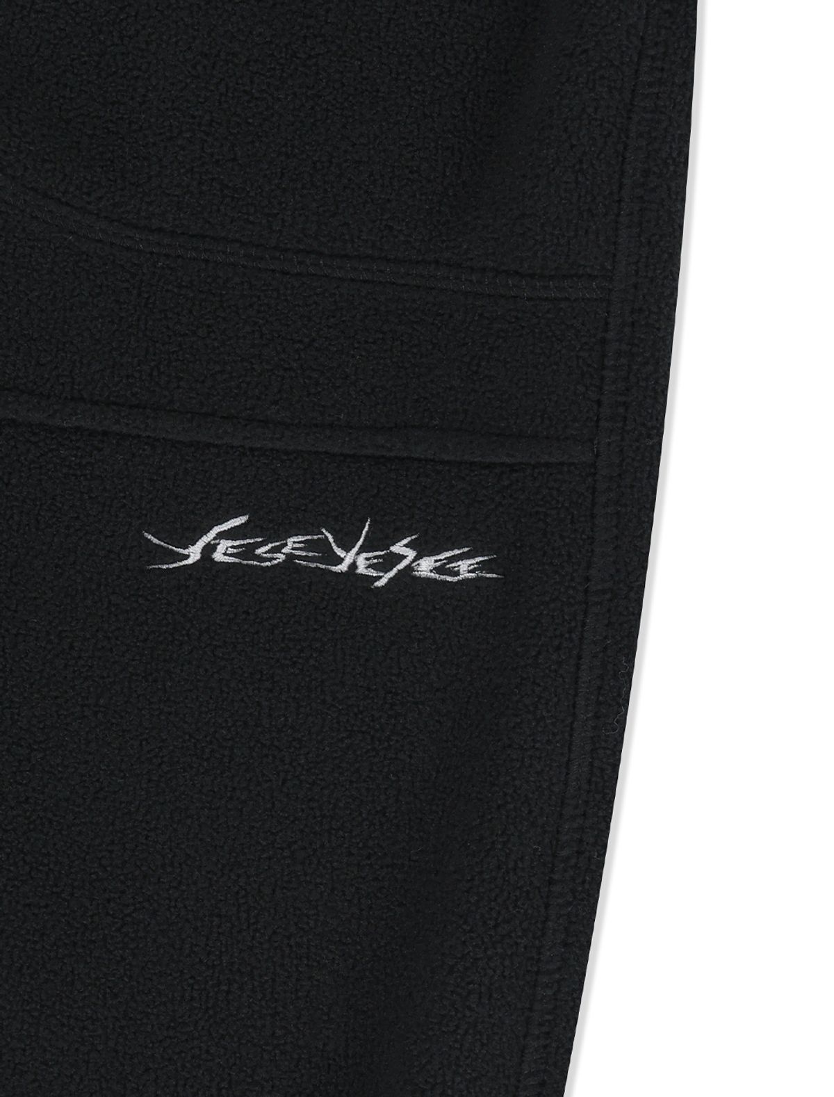 예스아이씨(YESEYESEE) Y.E.S Pocket Fleece Pants Black