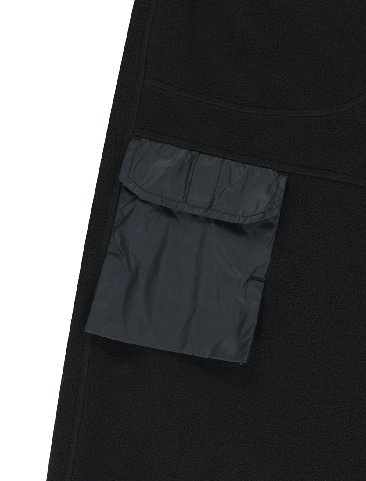 예스아이씨(YESEYESEE) Y.E.S Pocket Fleece Pants Black