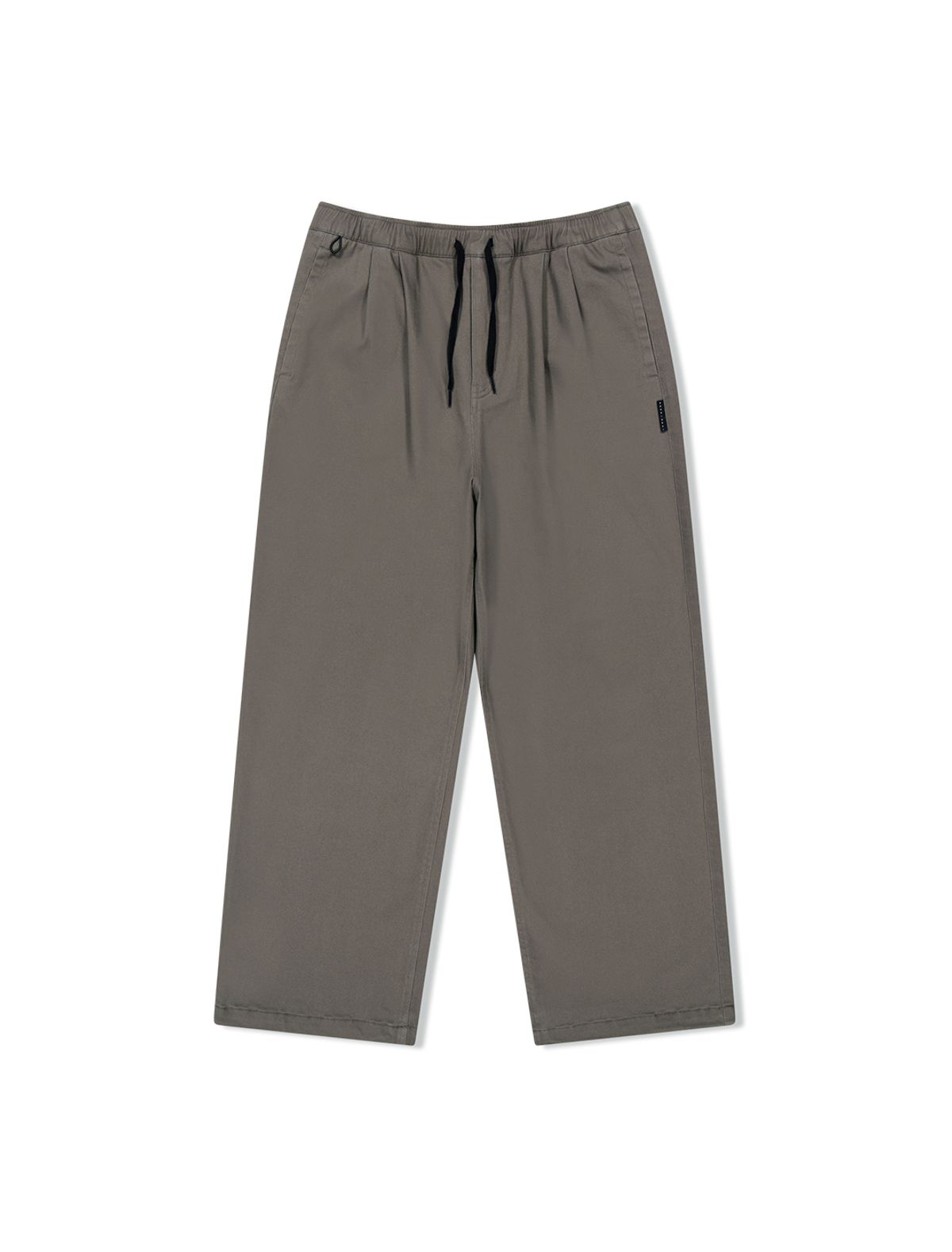 예스아이씨(YESEYESEE) Elastic Easy Cotton Pants Charcoal