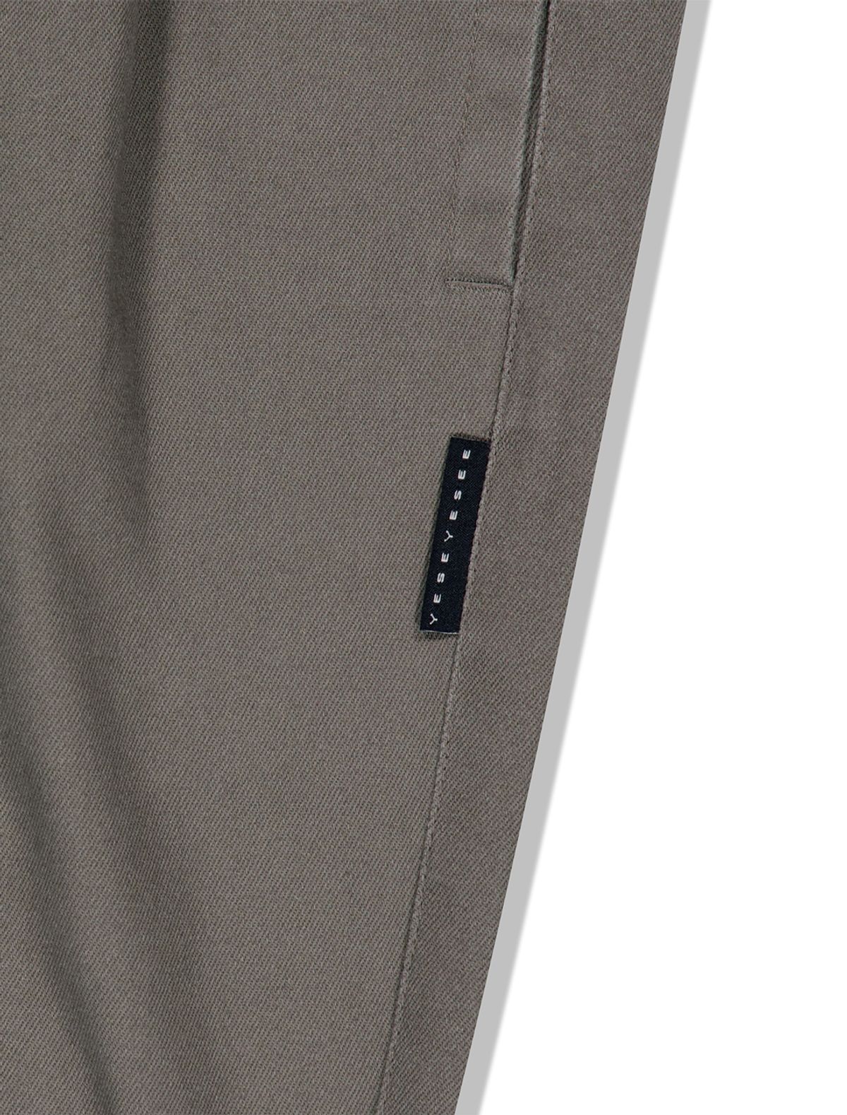 예스아이씨(YESEYESEE) Elastic Easy Cotton Pants Charcoal