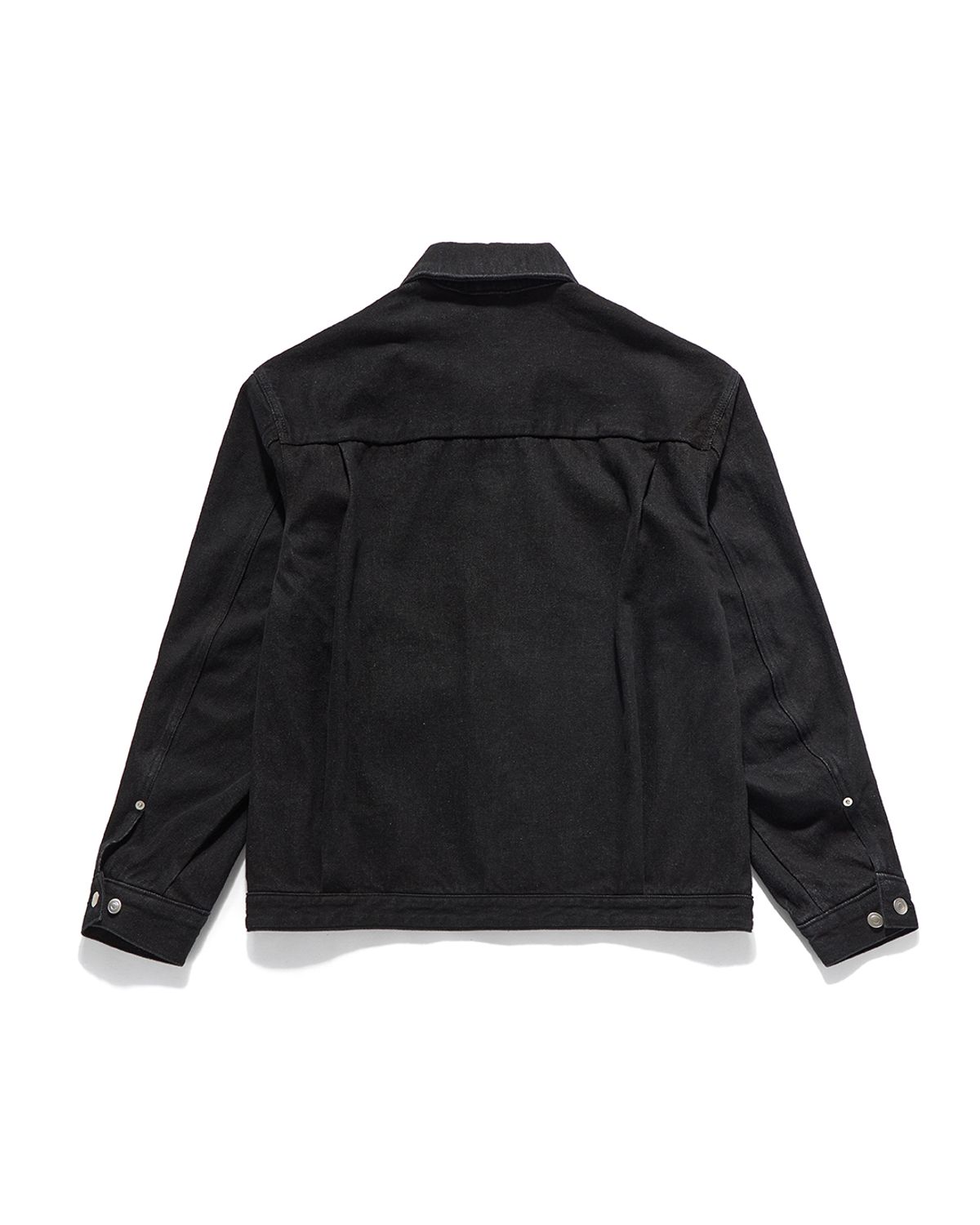 언어펙티드 에센셜(UNAFFECTED ESSENTIAL) TRUCKER JACKET / BLACK